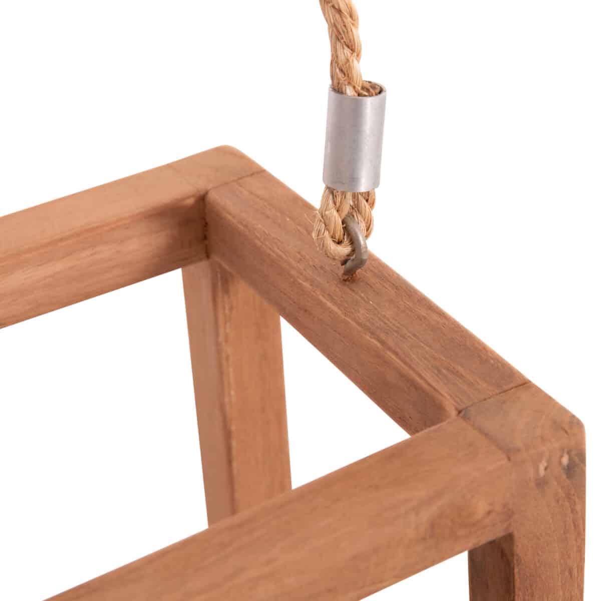 ΕΠΙΤΡΑΠΕΖΙΟ ΔΙΑΚΟΣΜΗΤΙΚΟ ΦΑΝΑΡΙ ΓΙΑ ΚΕΡΙ FENT HM4583 ΞΥΛΟ TEAK ΦΥΣΙΚΟ 15x15x30-53Υεκ. - Image 4