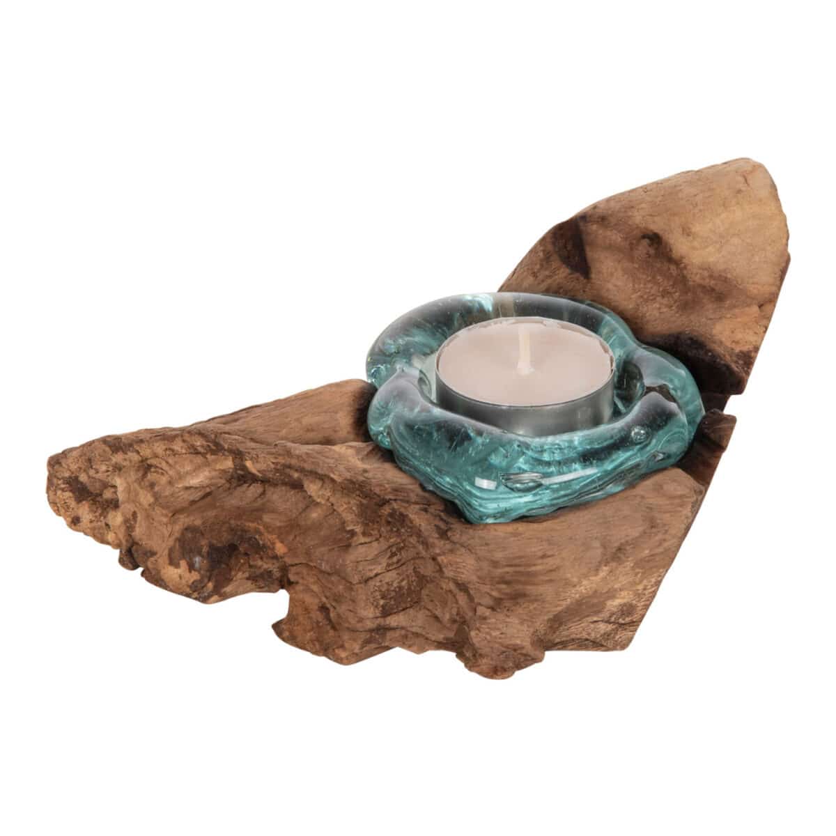 ΕΠΙΤΡΑΠΕΖΙΟ ΔΙΑΚΟΣΜΗΤΙΚΟ ΓΙΑ ΚΕΡΙ (1 ΘΕΣH) HM4283 ΜΑΣΙΦ ΞΥΛΟ ΤΕΑΚ & ΓΥΑΛΙ-ΦΥΣΙΚΟ - Image 3