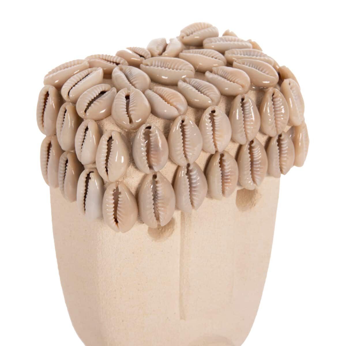 ΕΠΙΤΡΑΠΕΖΙΟ ΔΙΑΚΟΣΜΗΤΙΚΟ ΠΡΟΣΩΠΟ HM4313 PARAS STONE ΣΕ ΜΕΤΑΛΛΙΚΟ ΜΑΥΡΟ STAND 9x6x19Yεκ. - Image 6