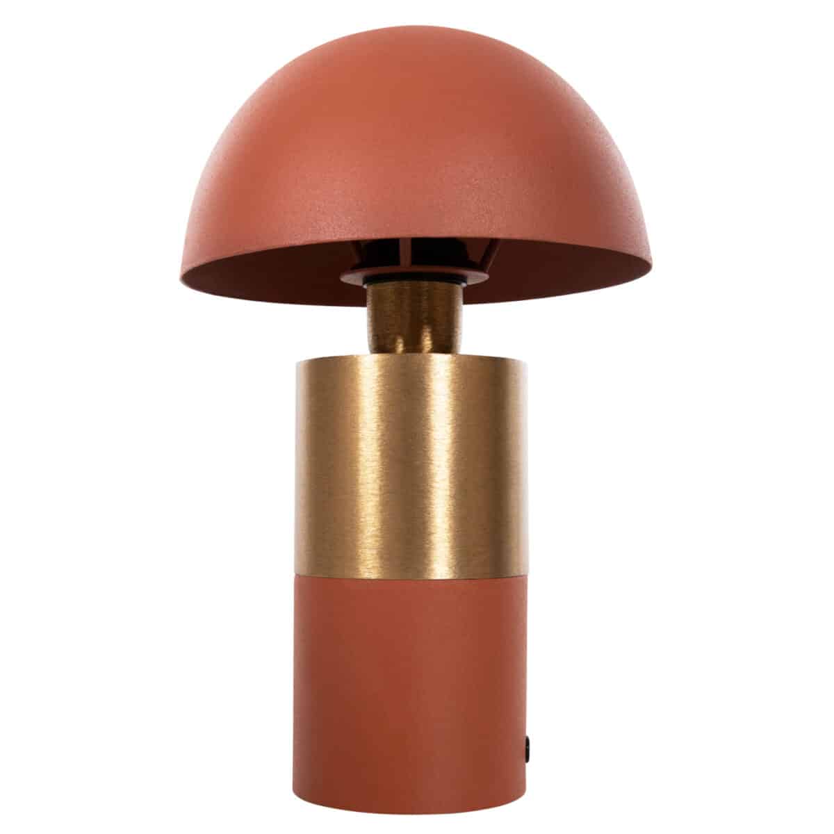 ΕΠΙΤΡΑΠΕΖΙΟ ΦΩΤΙΣΤΙΚΟ PUNE HM4245.08 ΜΕΤΑΛΛΟ ΣΕ ΠΟΡΤΟΚΑΛΙ-ΧΡΥΣΟ Φ20,5x32,5Υεκ. - Image 3