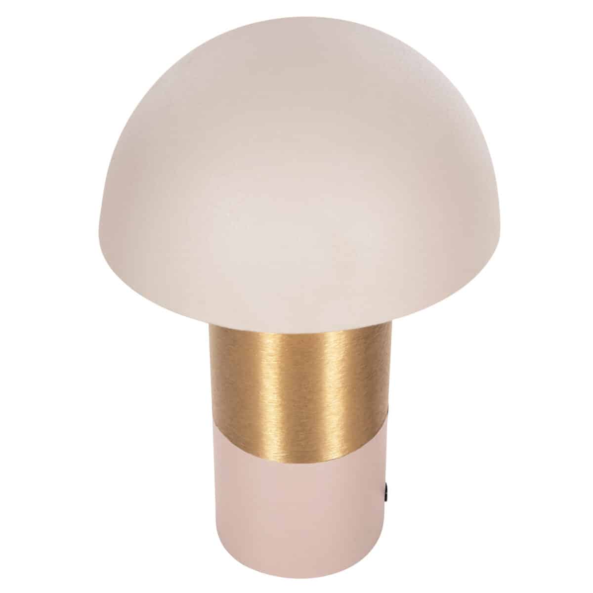 ΕΠΙΤΡΑΠΕΖΙΟ ΦΩΤΙΣΤΙΚΟ PUNE HM4245.10 ΜΕΤΑΛΛΟ ΣΕ ΜΠΕΖ-ΧΡΥΣΟ Φ20,5x32,5Υεκ. - Image 4