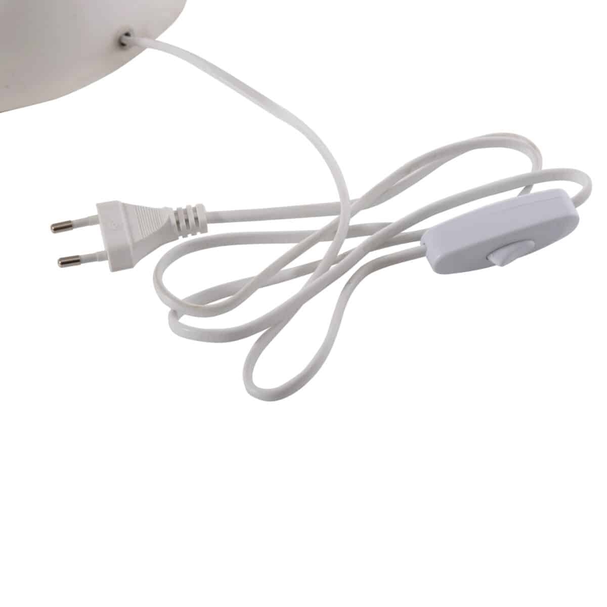 ΕΠΙΤΡΑΠΕΖΙΟ ΦΩΤΙΣΤΙΚΟ SMUSH HM4258.03 ΜΕΤΑΛΛΟ ΣΕ ΛΕΥΚΟ-ΡΥΘΜΙΖΟΜΕΝΟ ΚΑΠΕΛΟ Φ32,5x69Υεκ. - Image 9