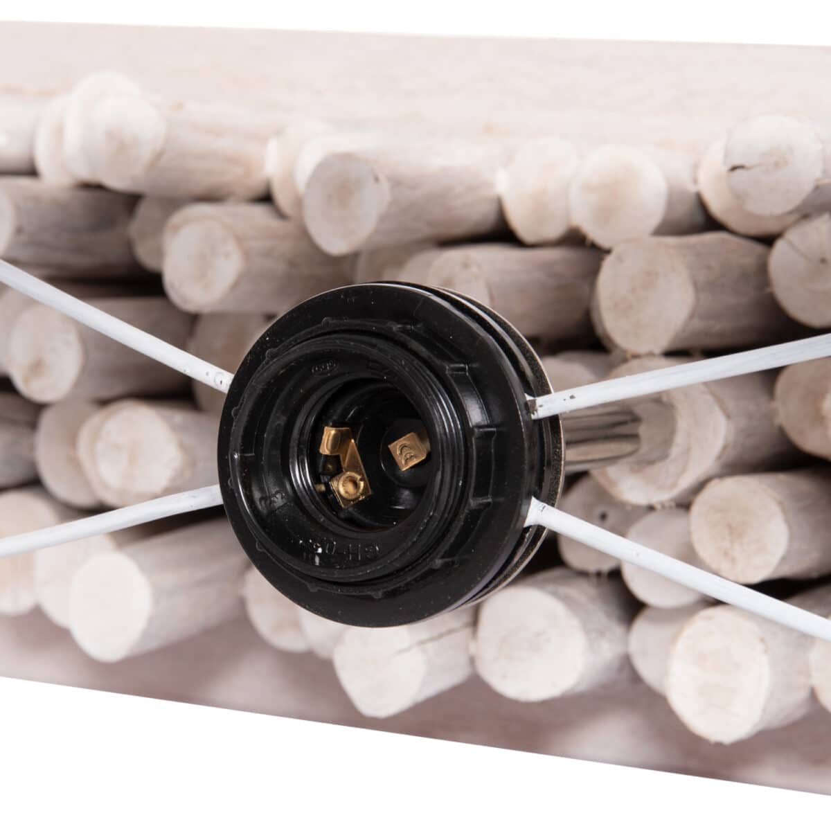 ΕΠΙΤΡΑΠΕΖΙΟ ΦΩΤΙΣΤΙΚΟ TWIGGY HM4426 DRIFTWOOD & ΚΑΠΕΛΟ ΣΕ ΛΕΥΚΟ 50,5x16,5x40Υεκ. - Image 6