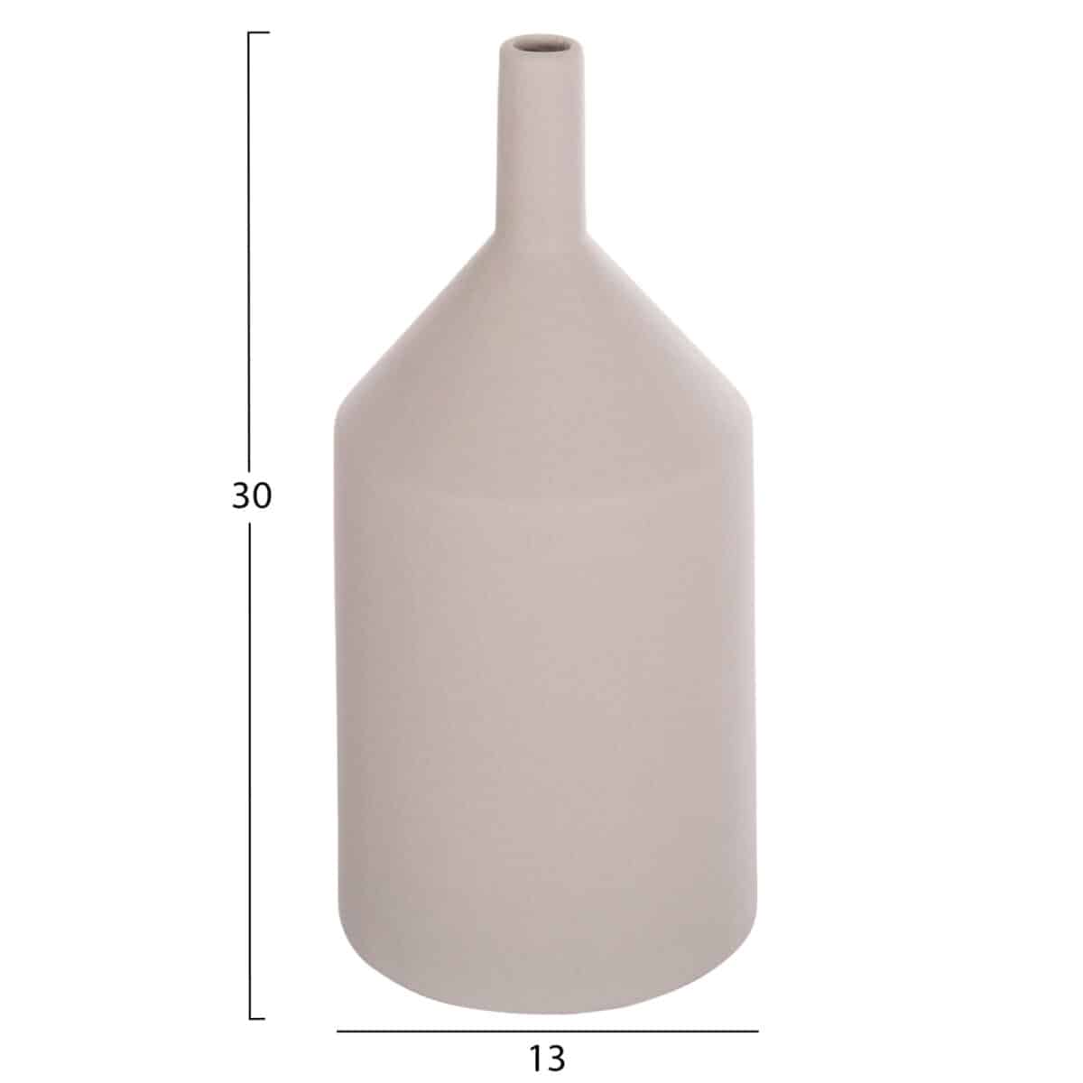 ΕΠΙΤΡΑΠΕΖΙΟ ΚΕΡΑΜΙΚΟ ΔΙΑΚΟΣΜΗΤΙΚΟ GALAD HM4608.03 ΓΚΡΙ ΜΑΤ Φ13x30Υεκ - Image 2