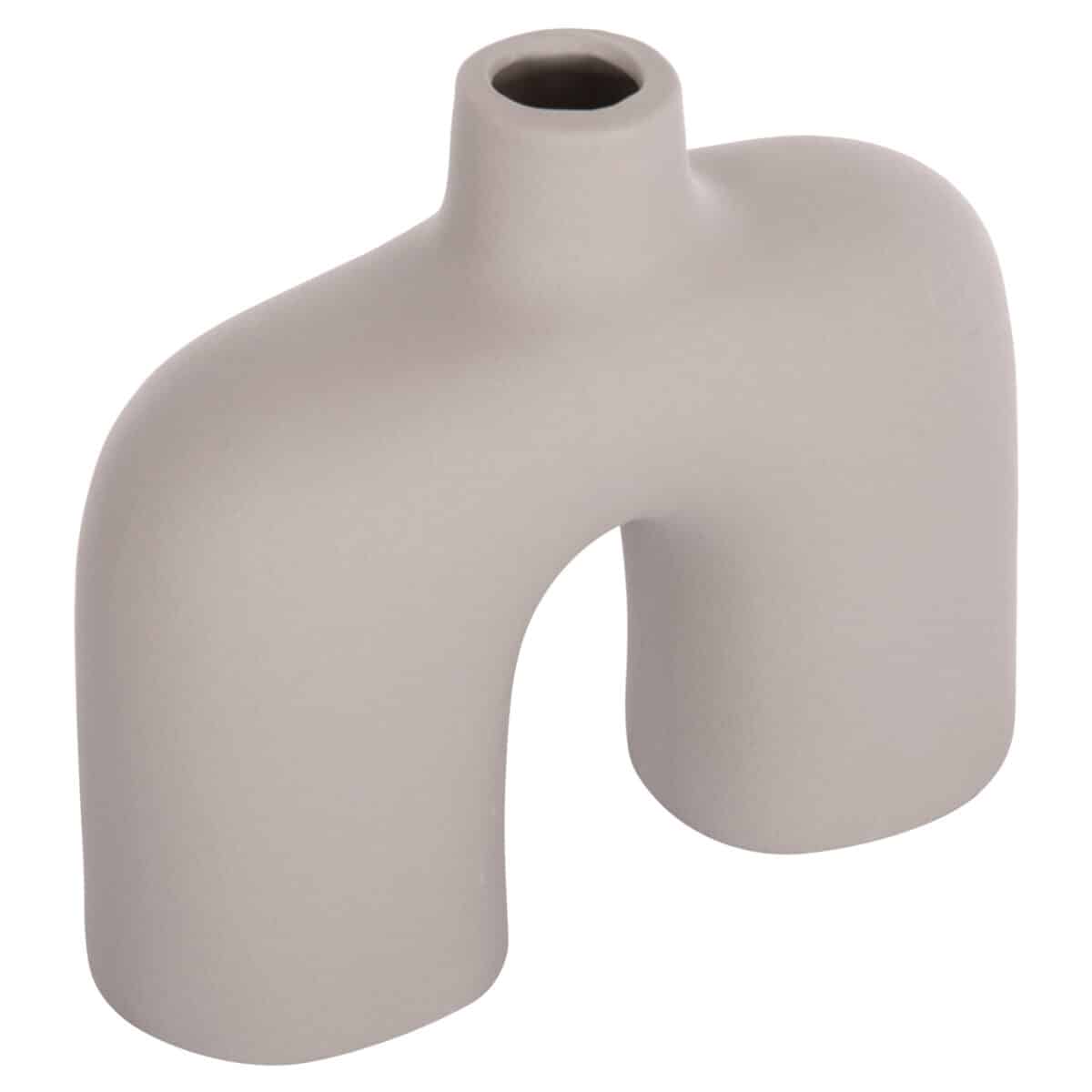 ΕΠΙΤΡΑΠΕΖΙΟ ΚΕΡΑΜΙΚΟ ΔΙΑΚΟΣΜΗΤΙΚΟ ISIL HM4600.03 ΓΚΡΙ ΜΑΤ  27x9,5x22,5Υ εκ.