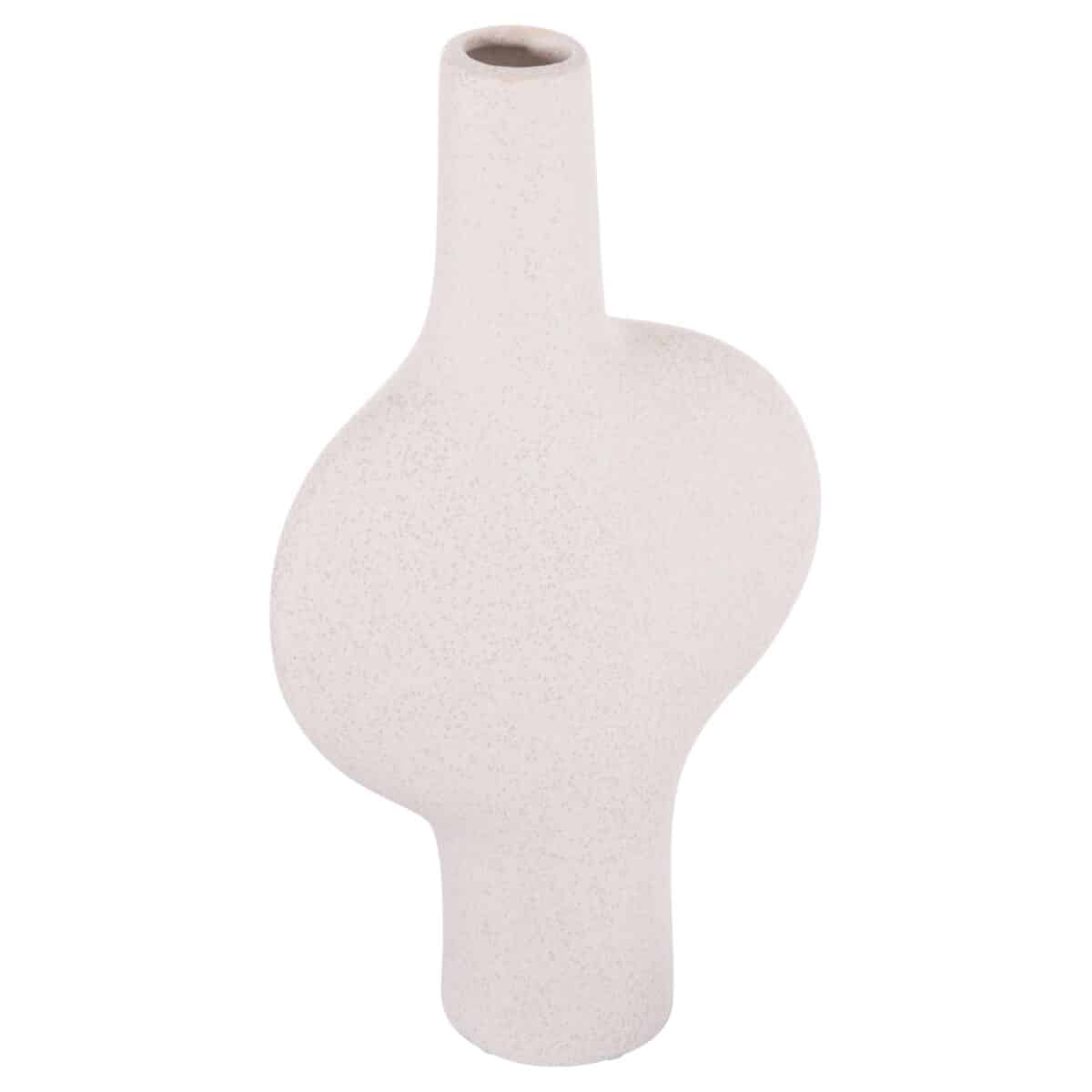 ΕΠΙΤΡΑΠΕΖΙΟ ΚΕΡΑΜΙΚΟ ΔΙΑΚΟΣΜΗΤΙΚΟ ARKEN HM4620.01 ΚΡΥΣΤΑΛΛ.ΥΠΟΛΕΥΚΟ 19x7,5x33,5Υεκ