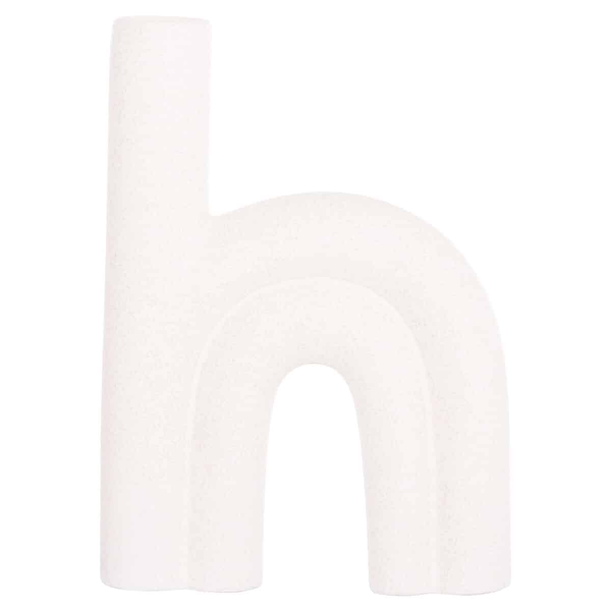 ΕΠΙΤΡΑΠΕΖΙΟ ΚΕΡΑΜΙΚΟ ΔΙΑΚΟΣΜΗΤΙΚΟ ARCON HM4638.01 ΚΡΥΣΤΑΛΛΙΚΟ ΥΠΟΛΕΥΚΟ 25,5x6x34Υεκ - Image 3