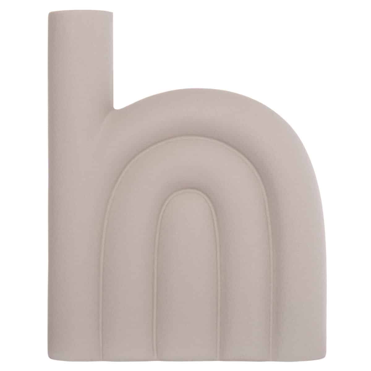 ΕΠΙΤΡΑΠΕΖΙΟ ΚΕΡΑΜΙΚΟ ΔΙΑΚΟΣΜΗΤΙΚΟ ARCON HM4639.03 ΓΚΡΙ ΜΑΤ 23x5,5x29Υ εκ. - Image 3