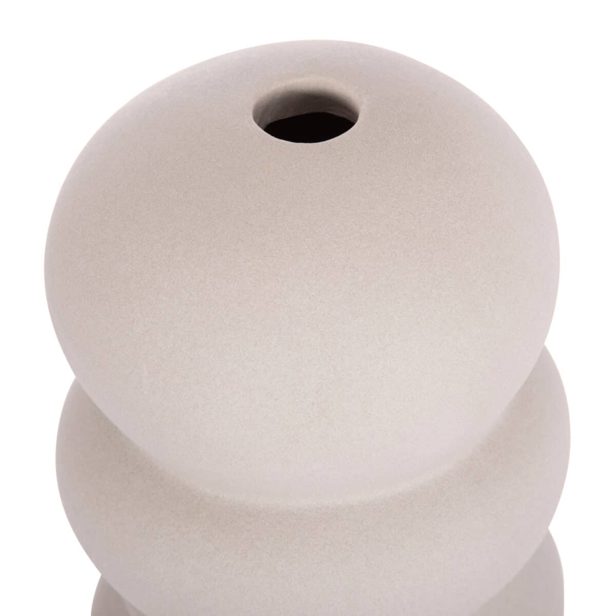 ΕΠΙΤΡΑΠΕΖΙΟ ΚΕΡΑΜΙΚΟ ΔΙΑΚΟΣΜΗΤΙΚΟ ROOK HM4630.03 ΓΚΡΙ ΜΑΤ Φ12x30Υ εκ. - Image 5