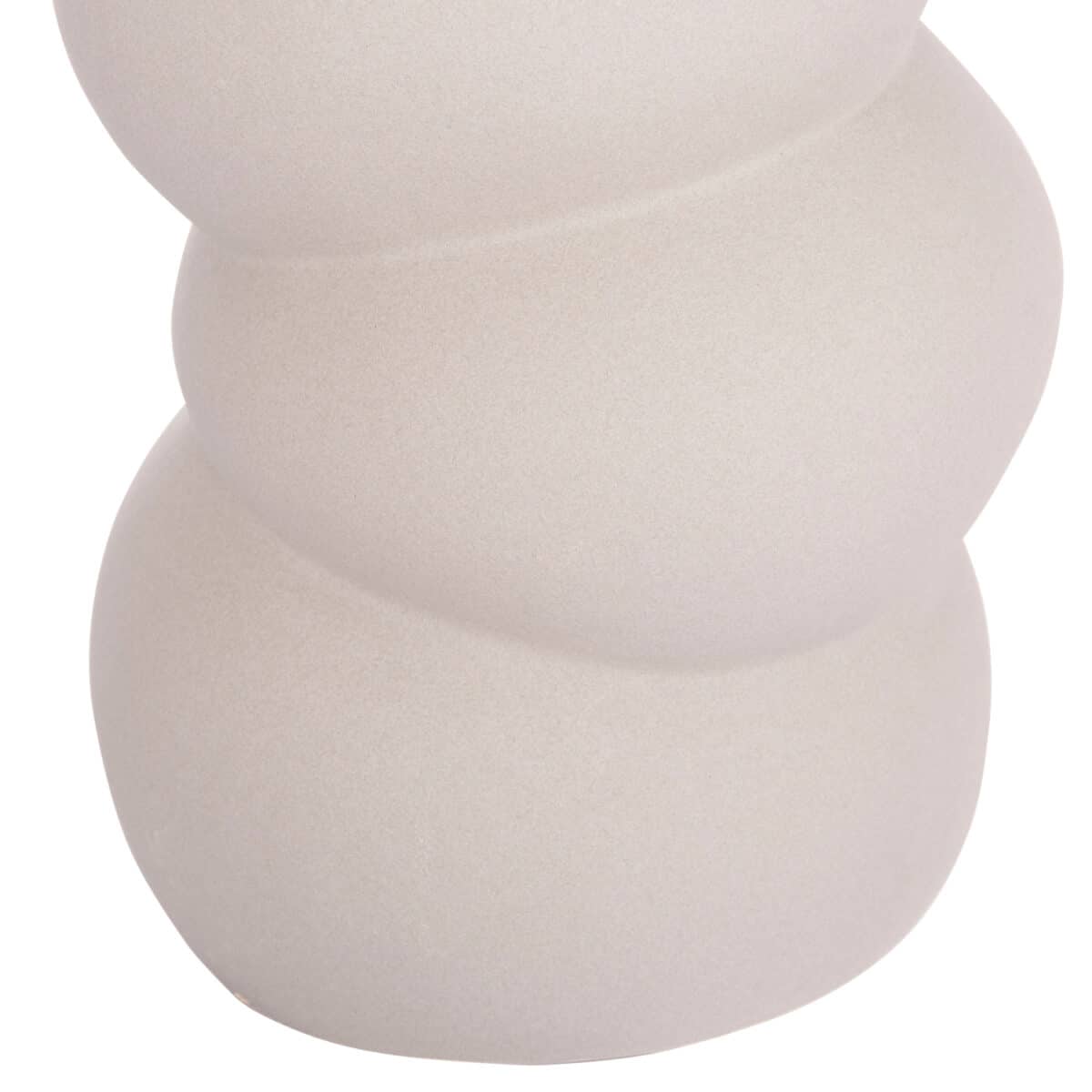 ΕΠΙΤΡΑΠΕΖΙΟ ΚΕΡΑΜΙΚΟ ΔΙΑΚΟΣΜΗΤΙΚΟ ROOK HM4630.03 ΓΚΡΙ ΜΑΤ Φ12x30Υ εκ. - Image 6