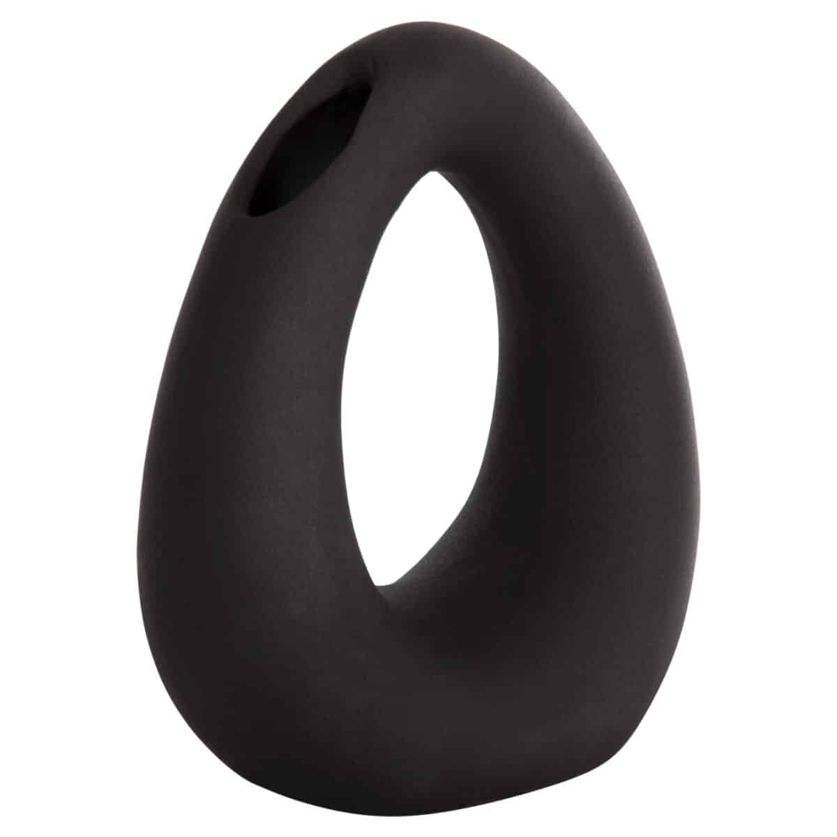 ΕΠΙΤΡΑΠΕΖΙΟ ΚΕΡΑΜΙΚΟ ΔΙΑΚΟΣΜΗΤΙΚΟ ELLIPTO HM4644.02 ΜΑΥΡΟ ΜΑΤ 16,5x9x20Υεκ