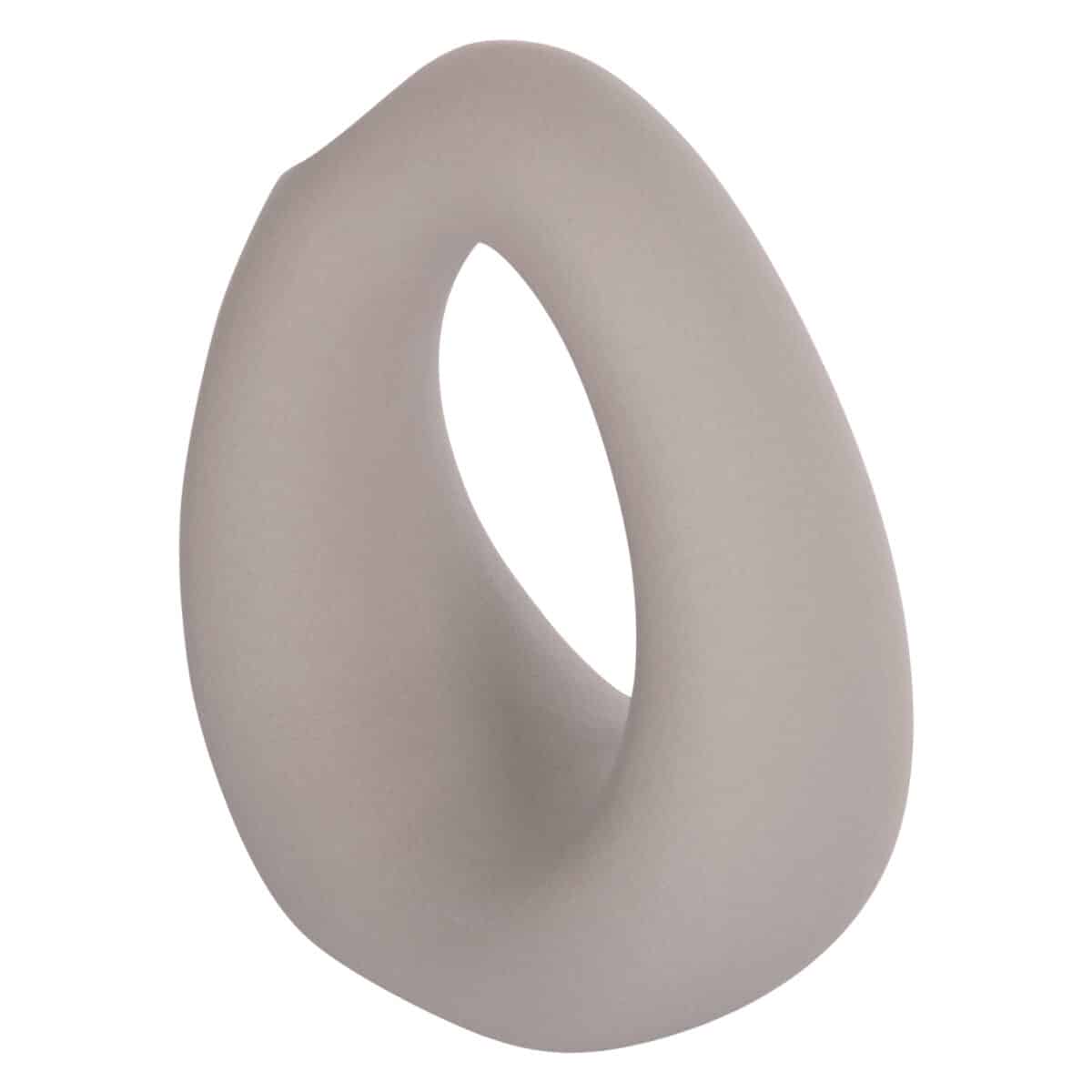 ΕΠΙΤΡΑΠΕΖΙΟ ΚΕΡΑΜΙΚΟ ΔΙΑΚΟΣΜΗΤΙΚΟ ELLIPTO HM4644.03 ΓΚΡΙ ΜΑΤ 16,5x9x20Υεκ - Image 4