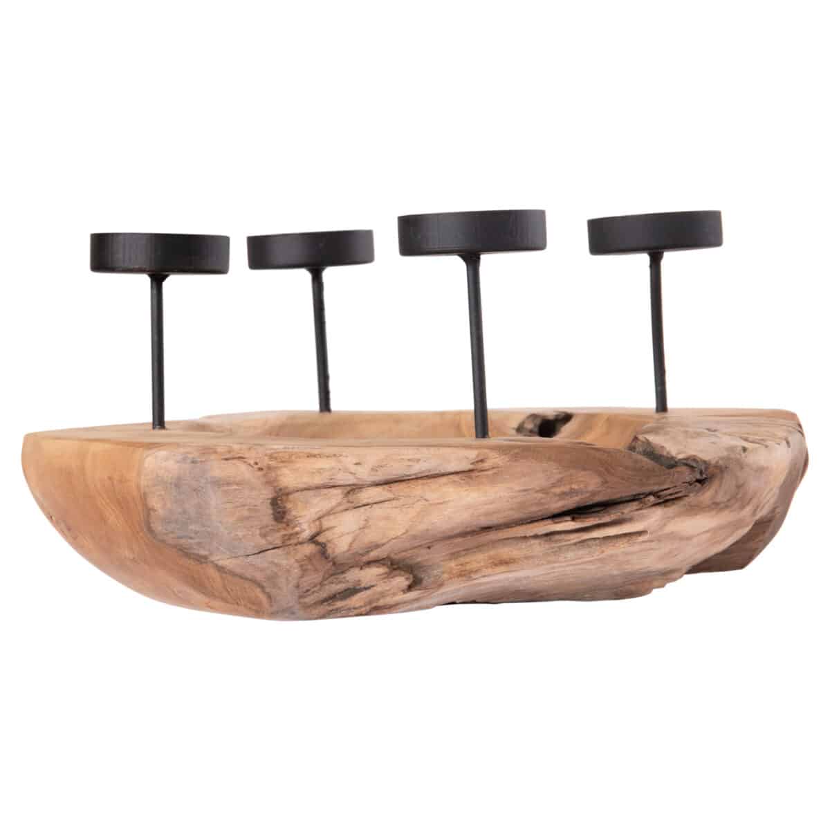 epitrapezio-kiropigio-bowl-fb94390-xylo-2 ΕΠΙΤΡΑΠΕΖΙΟ ΚΗΡΟΠΗΓΙΟ/BOWL FRAN HM4390 ΞΥΛΟ ΤΕΑΚ-ΜΕΤΑΛΛΟ 30x30x7-15Υεκ. - Image 3