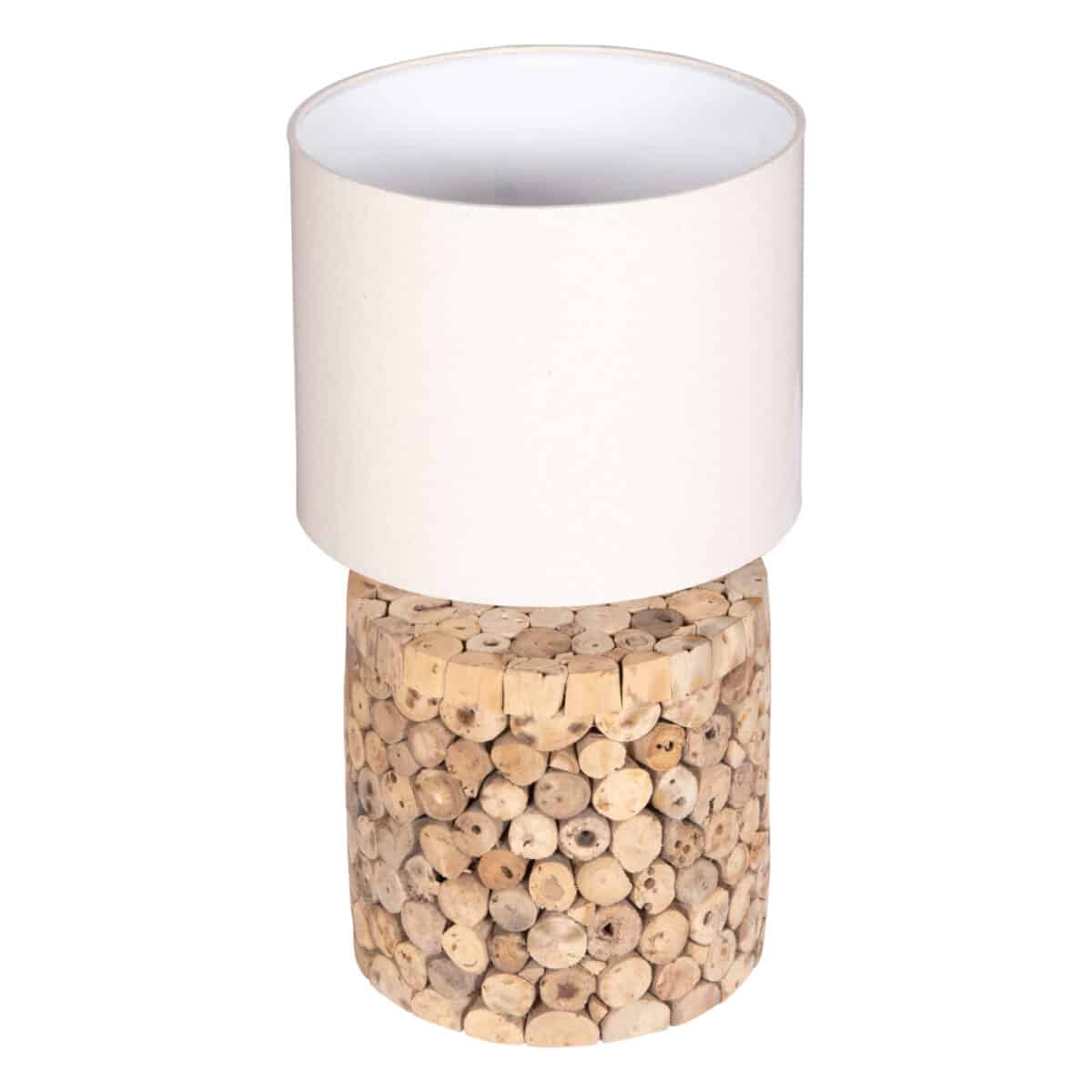 ΕΠΙΤΡΑΠΕΖΙΟ ΚΥΛΙΝΔΡΙΚΟ ΦΩΤΙΣΤΙΚΟ TWIGGY HM4427 DRIFTWOOD & ΜΠΕΖ ΚΑΠΕΛΟ Φ24.5x45Υεκ. - Image 3