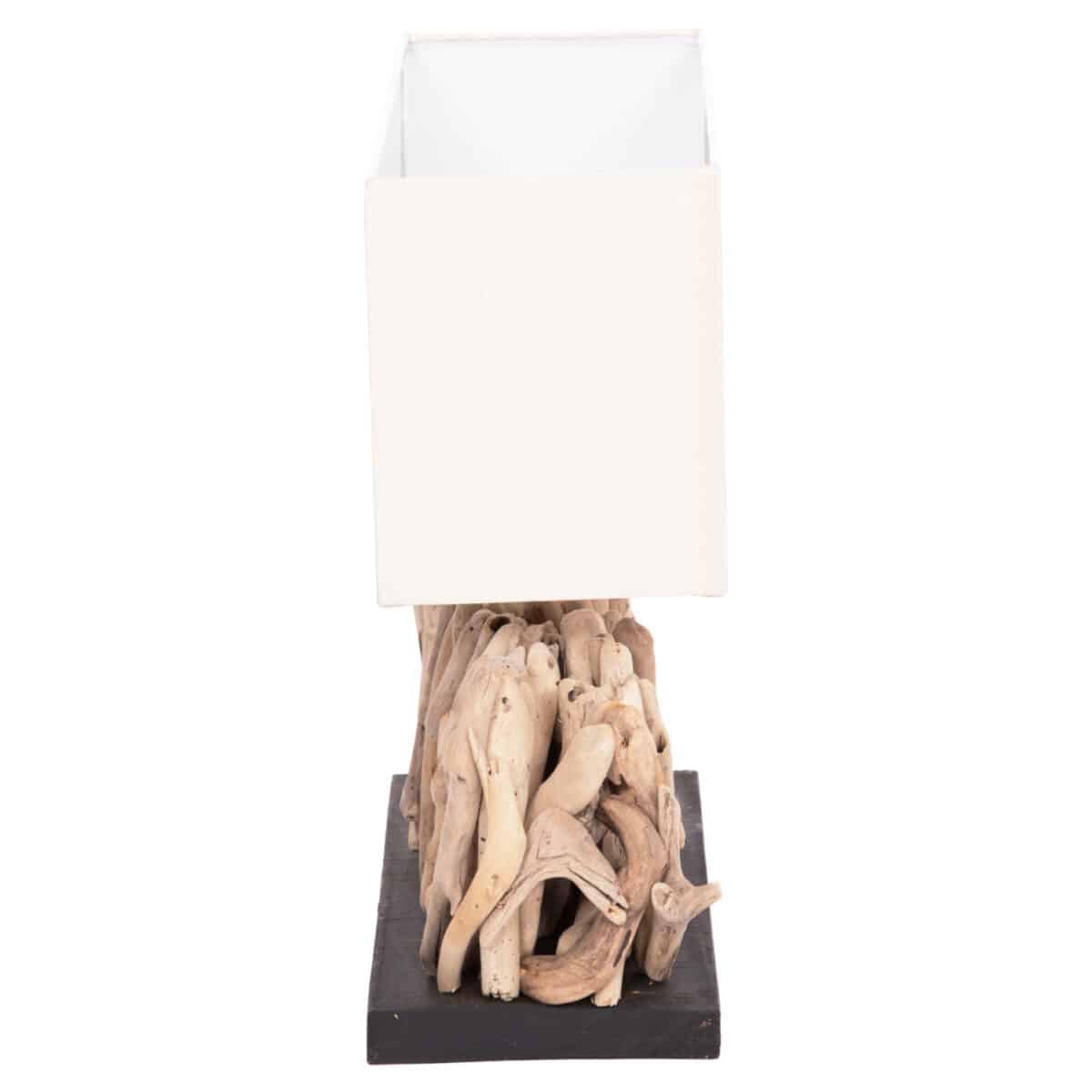 ΕΠΙΤΡΑΠΕΖΙΟ ΟΡΘΟΓΩΝΙΟ ΦΩΤΙΣΤΙΚΟ TWIGGY HM4434 DRIFTWOOD & ΛΕΥΚΟ ΚΑΠΕΛΟ 56x16.5x43Υεκ. - Image 4