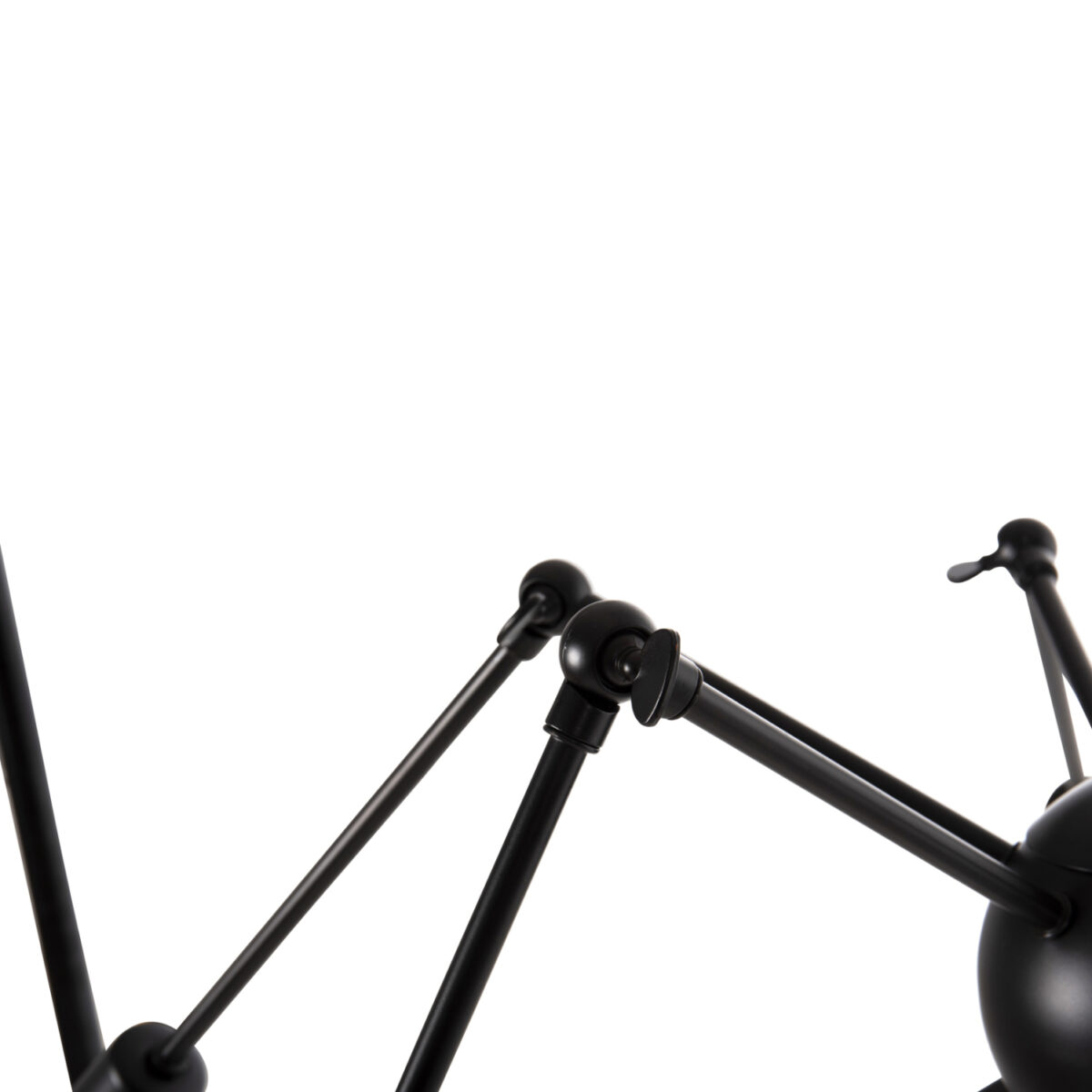 ΦΩΤΙΣΤΙΚΟ ΟΡΟΦΗΣ 12-ΦΩΤΟ HM4167 ΜΑΥΡΟΙ ΜΕΤΑΛΛΙΚΟΙ ΑΡΘΡΩΤΟΙ ΒΡΑΧΙΟΝΕΣ Φ92x120Υεκ - Image 8