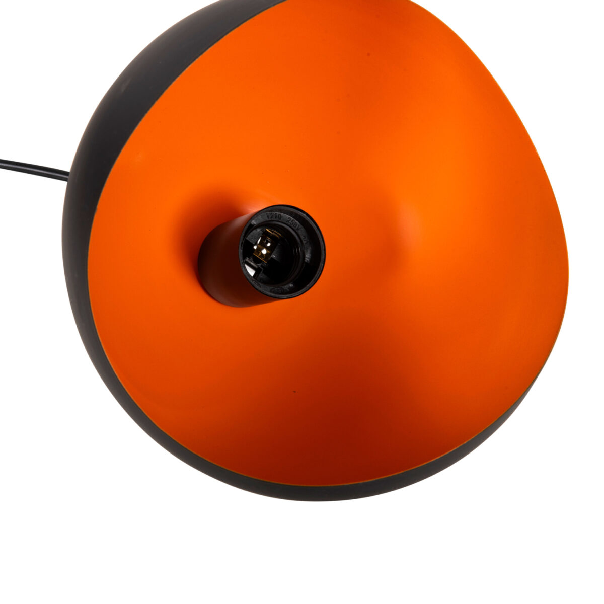 ΦΩΤΙΣΤΙΚΟ ΟΡΟΦΗΣ 3-ΦΩΤΟ HM4166.01 ΜΕΤΑΛΛΙΚΕΣ ΣΦΑΙΡΕΣ ΜΑΥΡΟ-ΠΟΡΤΟΚΑΛΙ Φ20x112Υ - Image 6