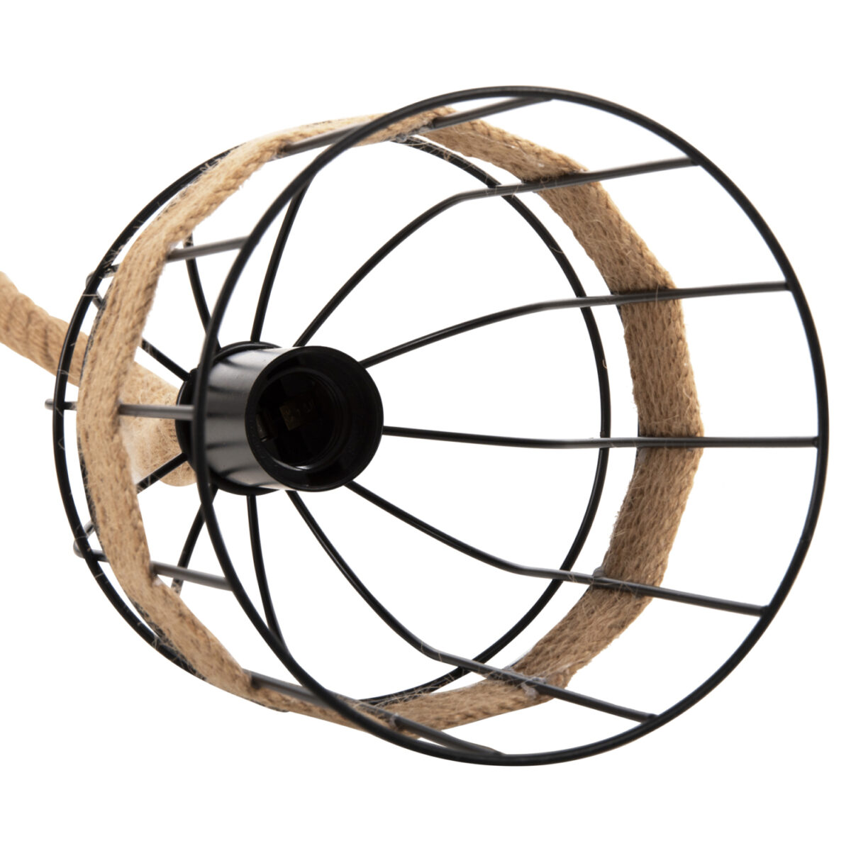 ΦΩΤΙΣΤΙΚΟ ΟΡΟΦΗΣ 3-ΦΩΤΟ ΚΡΕΜΑΣΤΟ HM4180 ΜΕΤΑΛΛΟ ΜΑΥΡΟ-ΣΧΟΙΝΙ ΦΥΣΙΚΟ 80x14,5x137Υεκ. - Image 7