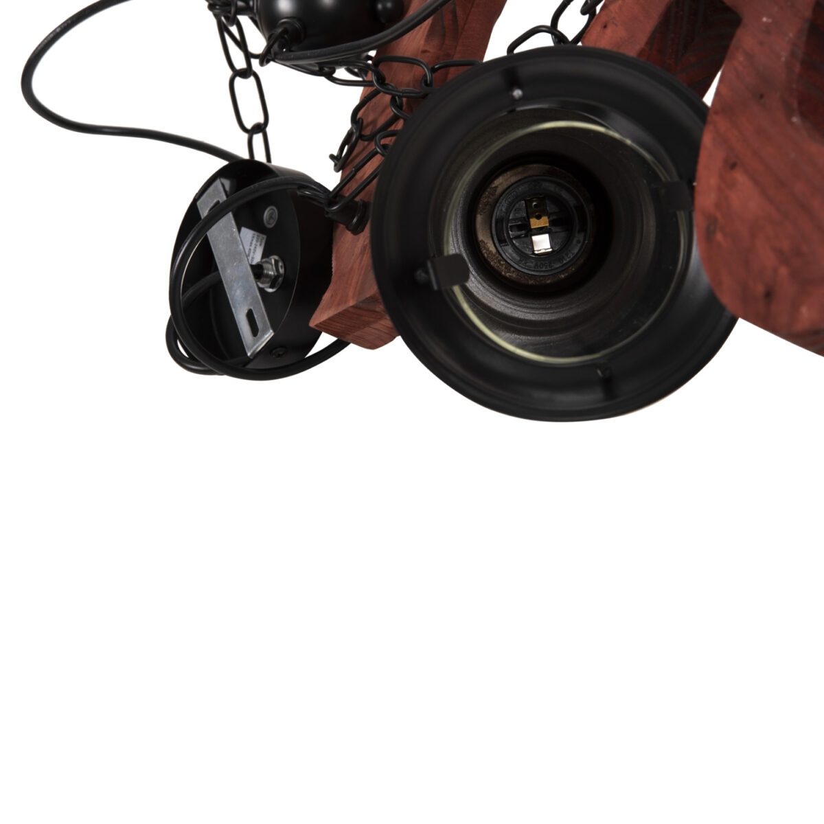 ΦΩΤΙΣΤΙΚΟ ΟΡΟΦΗΣ 6-ΦΩΤΟ HM4116 ΞΥΛΟ-ΜΕΤΑΛΛΟ-ΓΥΑΛΙ 119Υεκ. - Image 7