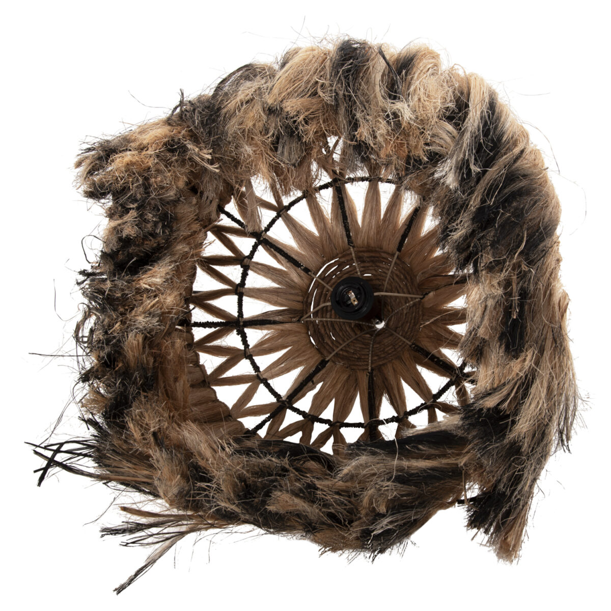 ΦΩΤΙΣΤΙΚΟ ΟΡΟΦΗΣ ΑΠΟ ΙΝΕΣ ΑΜΠΑΚΑ ΣΕ ΦΥΣΙΚΟ ΚΑΙ ΜΑΥΡΟ ΧΡΩΜΑ Φ52x52-120Yεκ.HM7761 - Image 5