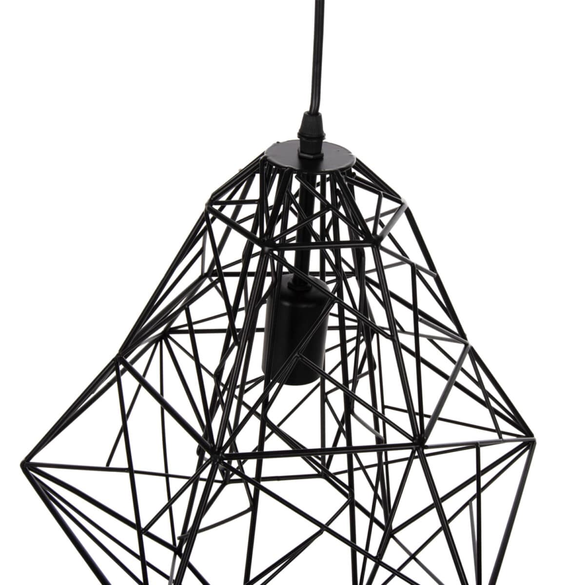 fotistiko-orofis-kremasto-fb94067-mayro-3 ΦΩΤΙΣΤΙΚΟ ΟΡΟΦΗΣ ΚΡΕΜΑΣΤΟ HM4067 ΜΑΥΡΟ ΜΕΤΑΛΛΙΚΟ ΔΙΚΤΥΩΤΟ ΚΑΠΕΛΟ 36x30x130Υεκ. - Image 4