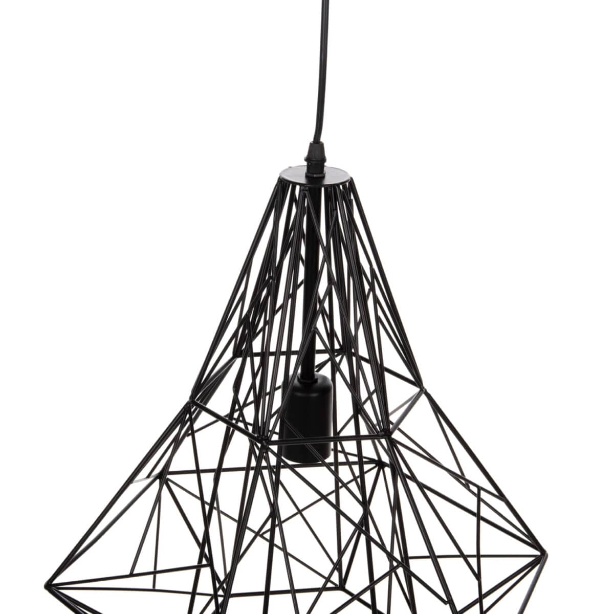 ΦΩΤΙΣΤΙΚΟ ΟΡΟΦΗΣ ΚΡΕΜΑΣΤΟ HM4068 ΜΑΥΡΟ ΜΕΤΑΛΛΙΚΟ ΚΑΠΕΛΟ 40x35x130Υεκ. - Image 4