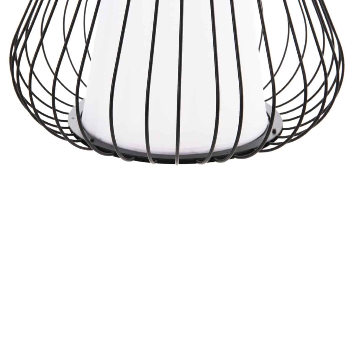 ΦΩΤΙΣΤΙΚΟ ΟΡΟΦΗΣ ΚΡΕΜΑΣΤΟ HM4074 ΜΕΤΑΛΛΙΚΟ ΜΑΥΡΟ ΚΑΠΕΛΟ Φ33x43-141Yεκ. - Image 4