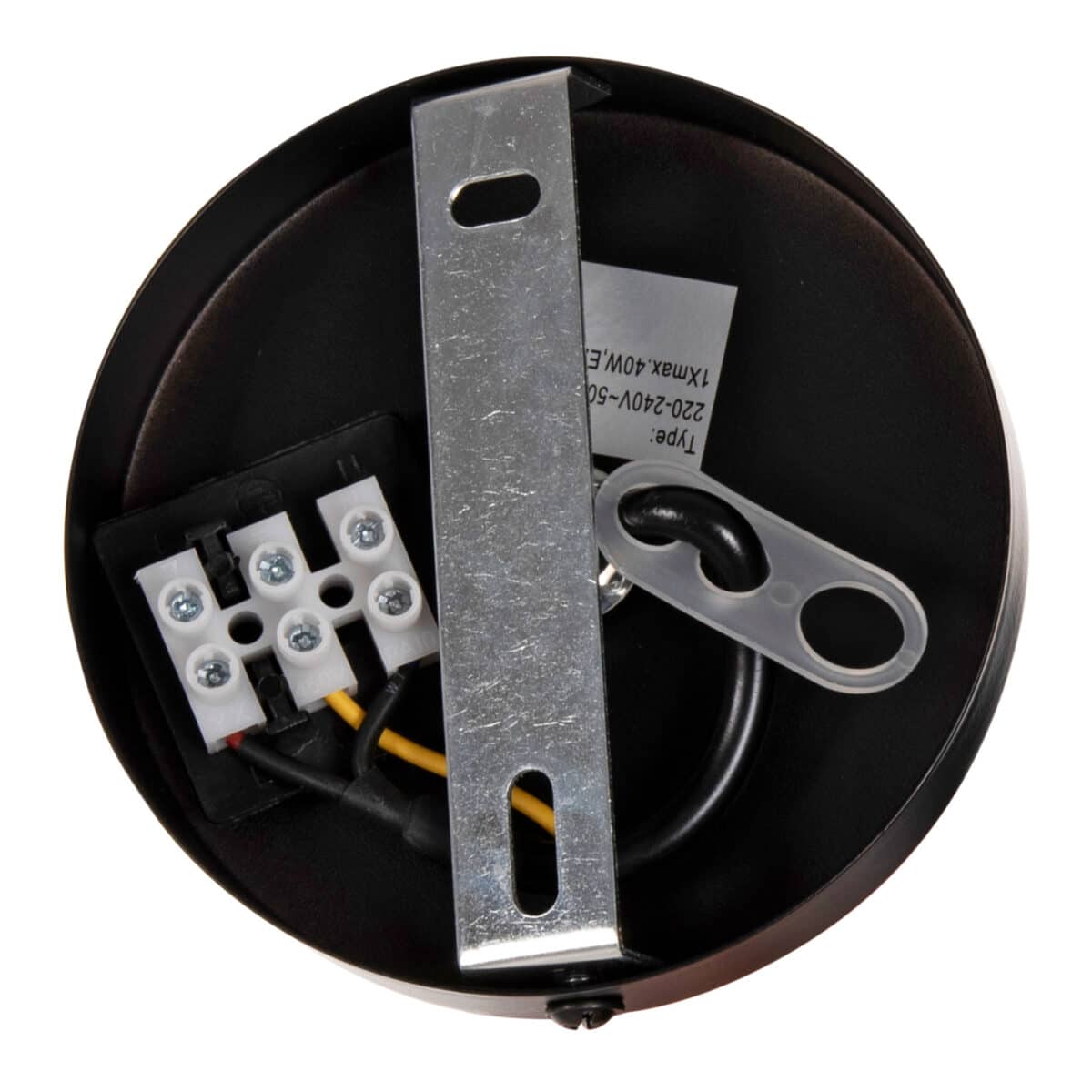 ΦΩΤΙΣΤΙΚΟ ΟΡΟΦΗΣ ΚΡΕΜΑΣΤΟ HM4078 ΜΑΥΡΟ ΜΕΤΑΛΛΙΚΟ ΚΑΠΕΛΟ Φ40x125Yεκ. - Image 7