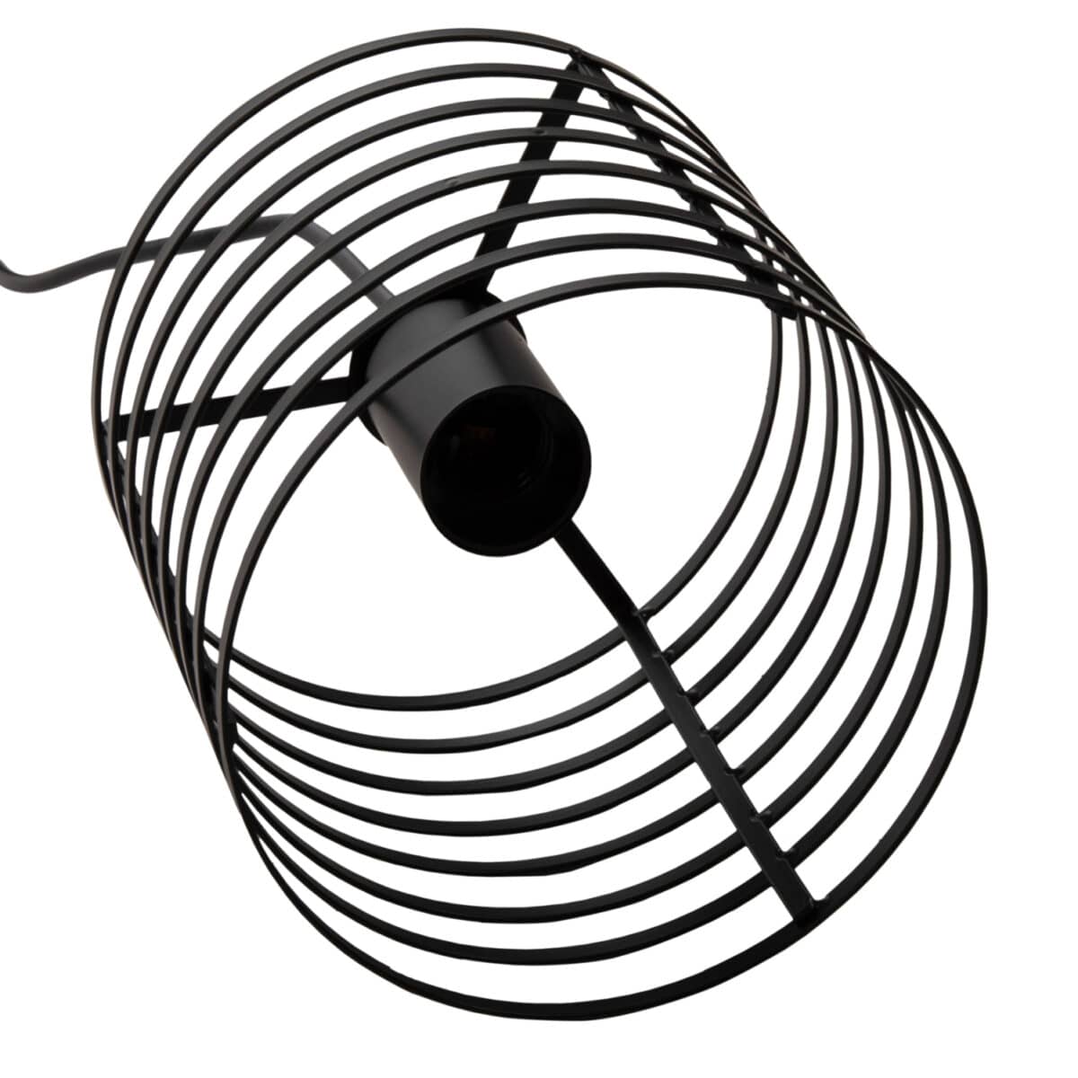 ΦΩΤΙΣΤΙΚΟ ΟΡΟΦΗΣ ΚΡΕΜΑΣΤΟ HM4090 ΜΑΥΡΟ ΚΥΛΙΝΔΡΙΚΟ ΜΕΤΑΛΛΙΚΟ ΚΑΠΕΛΟ Φ16x124Yεκ. - Image 6