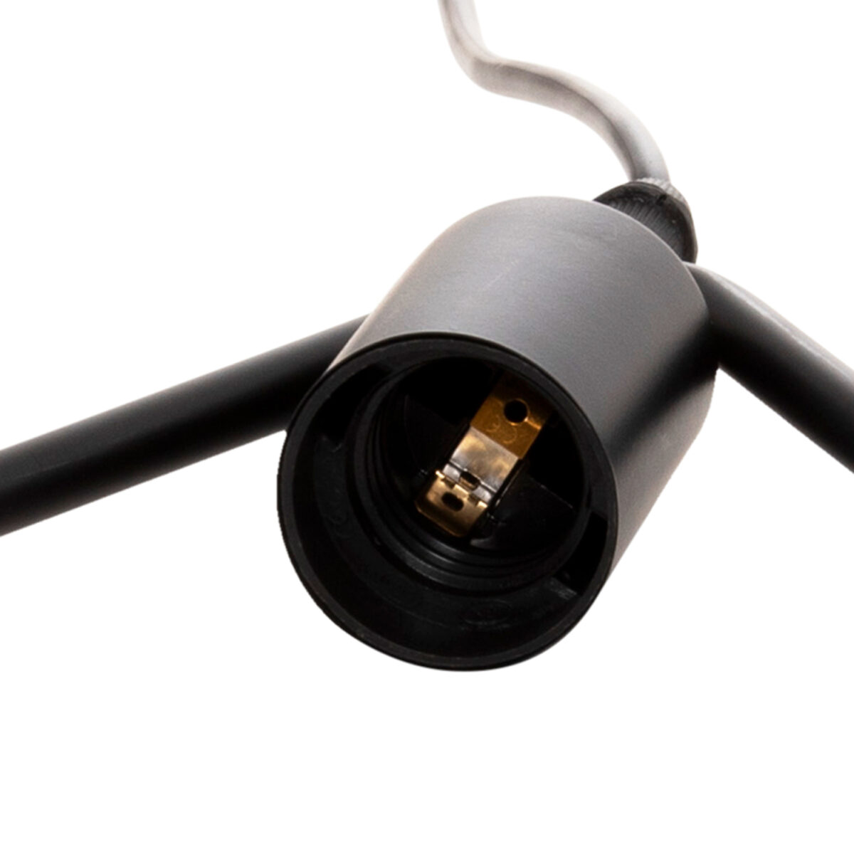 ΦΩΤΙΣΤΙΚΟ ΟΡΟΦΗΣ ΚΡΕΜΑΣΤΟ HM4096 ΜΑΥΡΟ ΜΕΤΑΛΛΙΚΟ ΤΡΙΓΩΝΟ 38x132Υεκ. - Image 5