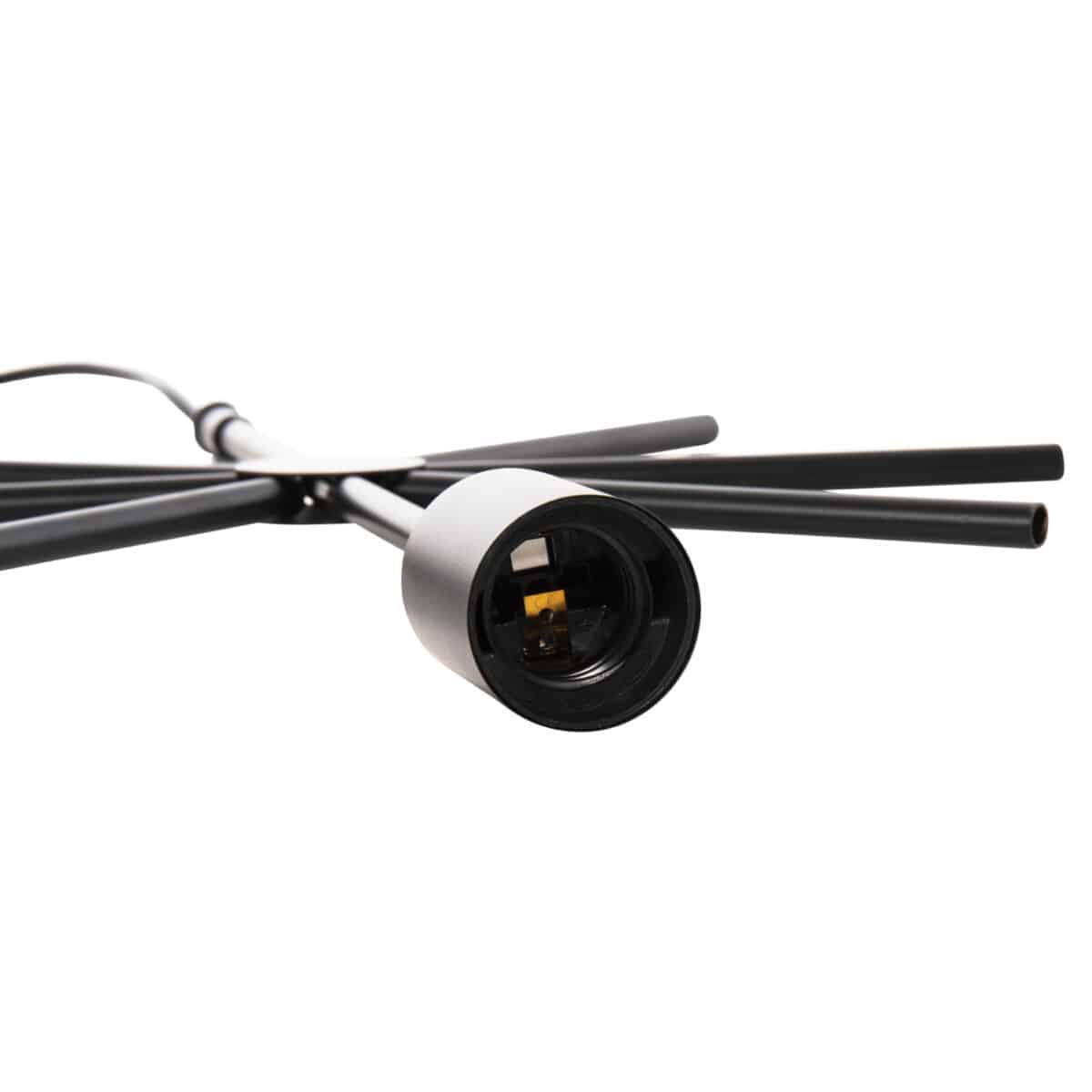 ΦΩΤΙΣΤΙΚΟ ΟΡΟΦΗΣ ΚΡΕΜΑΣΤΟ HM4098 ΜΑΥΡΟ ΜΕΤΑΛΛΟ ΑΣΤΕΡΙ 34x40x106Υεκ. - Image 5