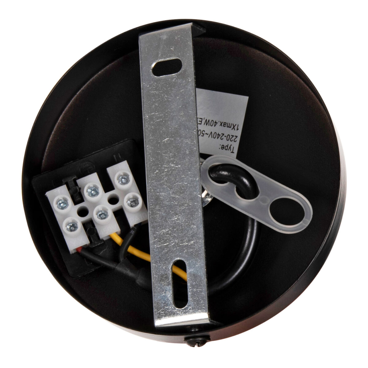 ΦΩΤΙΣΤΙΚΟ ΟΡΟΦΗΣ ΚΡΕΜΑΣΤΟ HM4110 ΜΑΥΡΗ ΜΕΤΑΛΛΙΚΗ ΚΑΜΠΑΝΑ Φ29Χ121Υεκ - Image 7