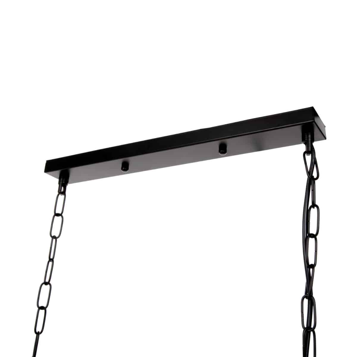 ΦΩΤΙΣΤΙΚΟ ΟΡΟΦΗΣ ΚΡΕΜΑΣΤΟ HM4128 6ΦΩΤΟ-ΜΑΥΡΟΣ ΜΕΤΑΛΛΙΚΟΣ ΣΚΕΛΕΤΟΣ 77,5x25x101Yεκ. - Image 7