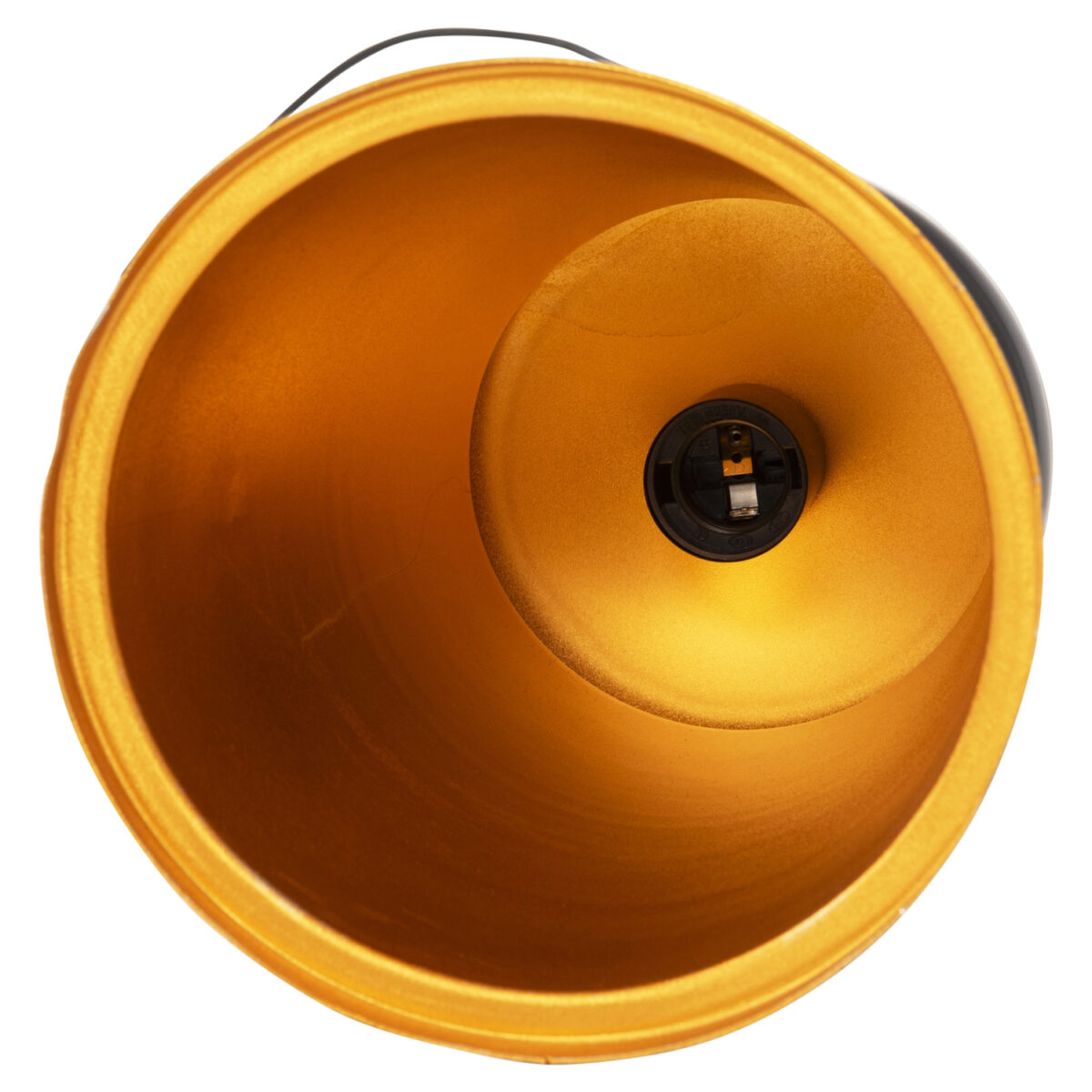 ΦΩΤΙΣΤΙΚΟ ΟΡΟΦΗΣ ΚΡΕΜΑΣΤΟ HM4140 ΜΑΥΡΟ-ΧΡΥΣΟ ΚΑΠΕΛΟ ΑΛΟΥΜΙΝΙΟΥ Φ19x132Υεκ. - Image 5