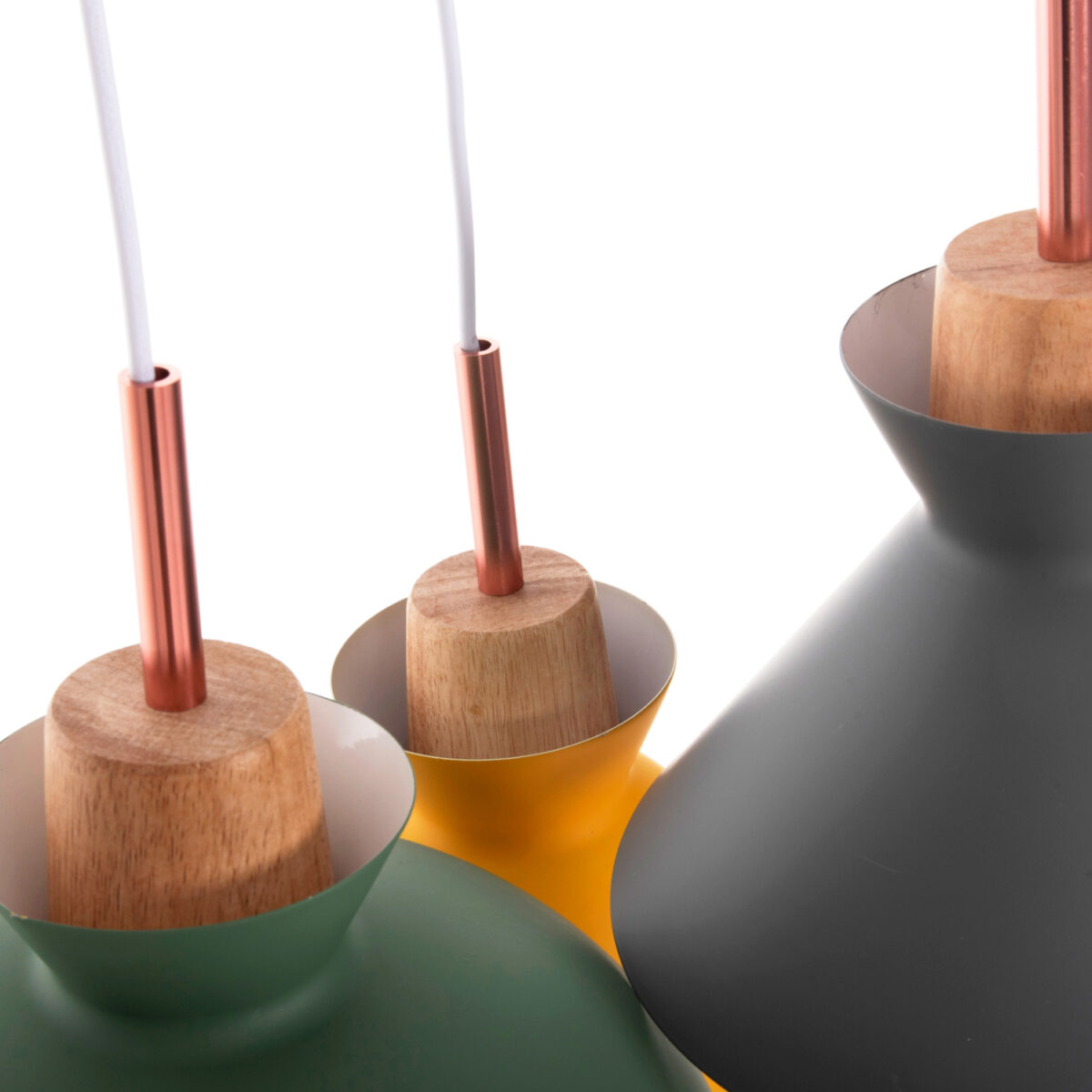 ΦΩΤΙΣΤΙΚΟ ΟΡΟΦΗΣ ΚΡΕΜΑΣΤΟ HM4141 3-ΦΩΤΟ ΜΕΤΑΛΛΟ-ΞΥΛΟ ΠΟΛΥΧΡΩΜΟ 105Υεκ. - Image 7