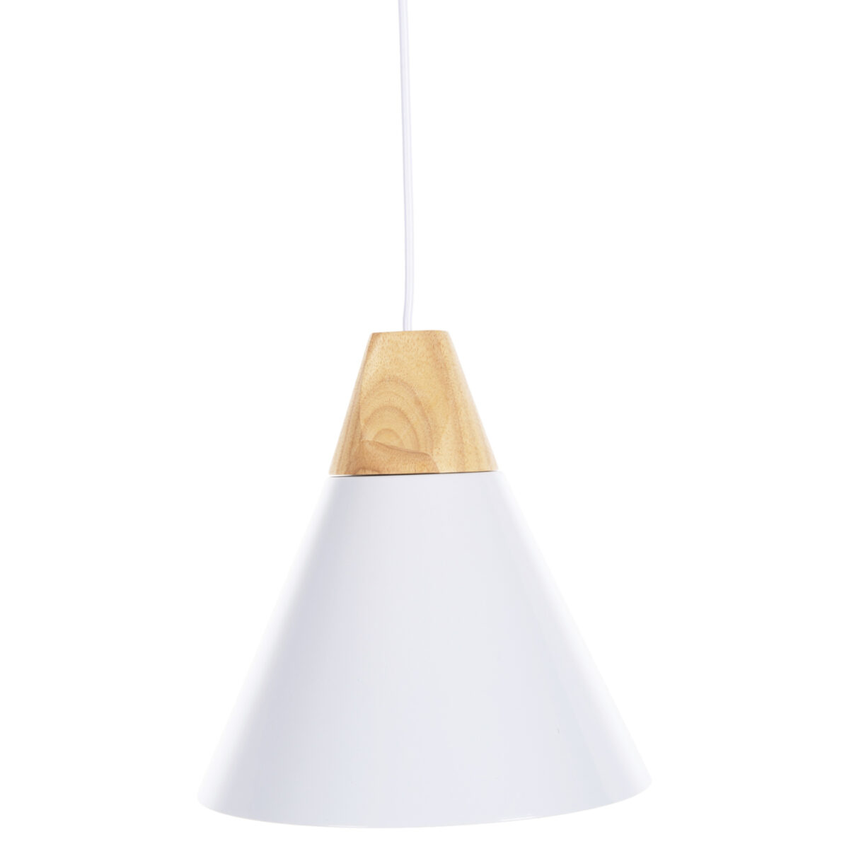 ΦΩΤΙΣΤΙΚΟ ΟΡΟΦΗΣ ΚΡΕΜΑΣΤΟ HM4144 ΛΕΥΚΟ ΜΕΤΑΛΛΙΚΟ ΚΑΠΕΛΟ 24,5x24,5x113Υεκ. - Image 3