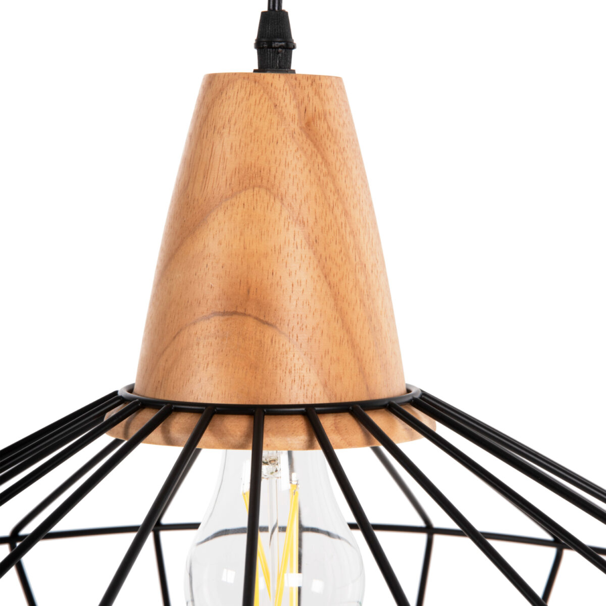 fotistiko-orofis-kremasto-fb94160-mayro-4 ΦΩΤΙΣΤΙΚΟ ΟΡΟΦΗΣ ΚΡΕΜΑΣΤΟ HM4160 ΜΑΥΡΟ ΜΕΤΑΛΛΟ-ΞΥΛΟ Φ39x117Υεκ - Image 5