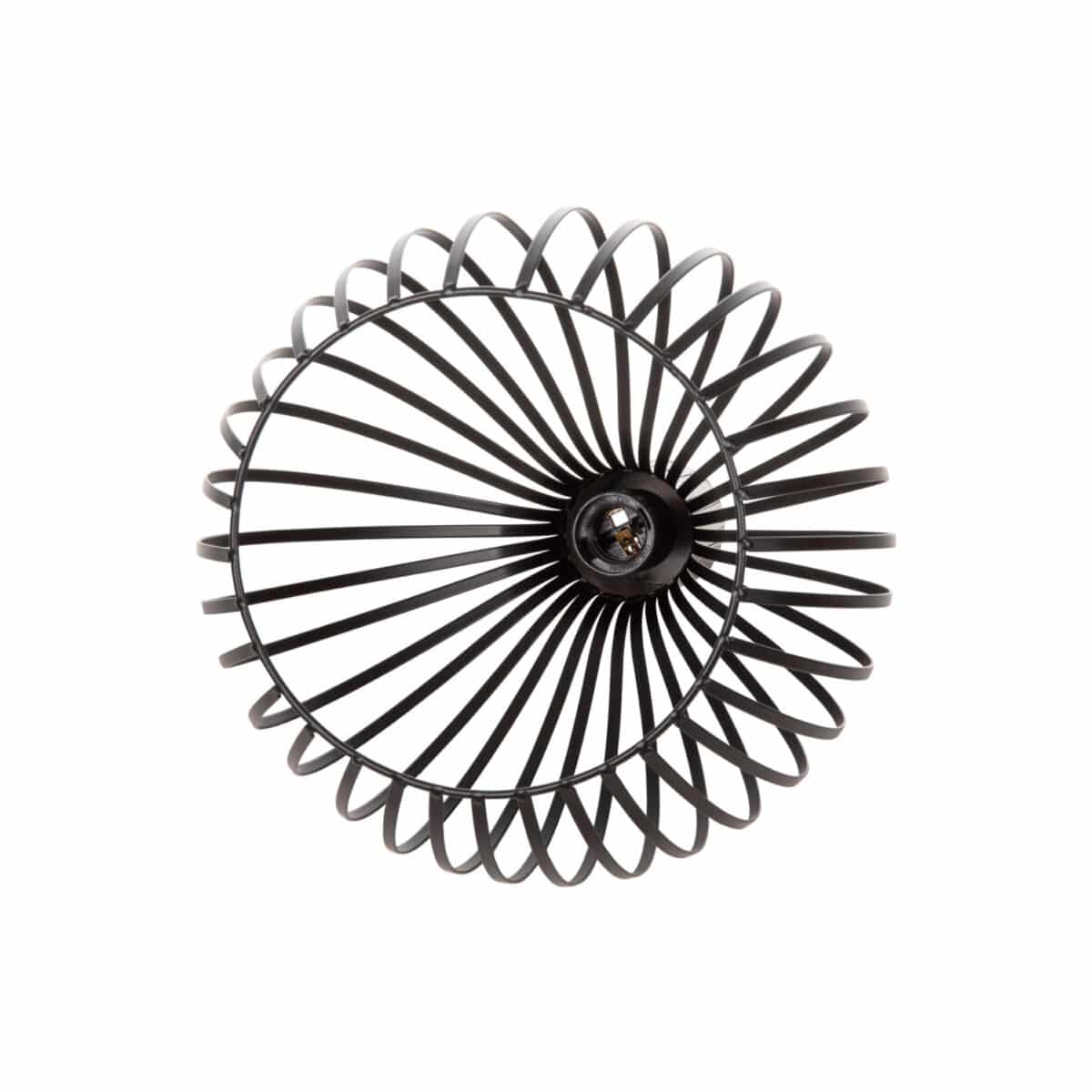 ΦΩΤΙΣΤΙΚΟ ΟΡΟΦΗΣ ΚΡΕΜΑΣΤΟ HM4164 ΜΑΥΡΟ ΜΕΤΑΛΛΙΚΟ ΚΑΠΕΛΟ Φ28x138Υεκ. - Image 5