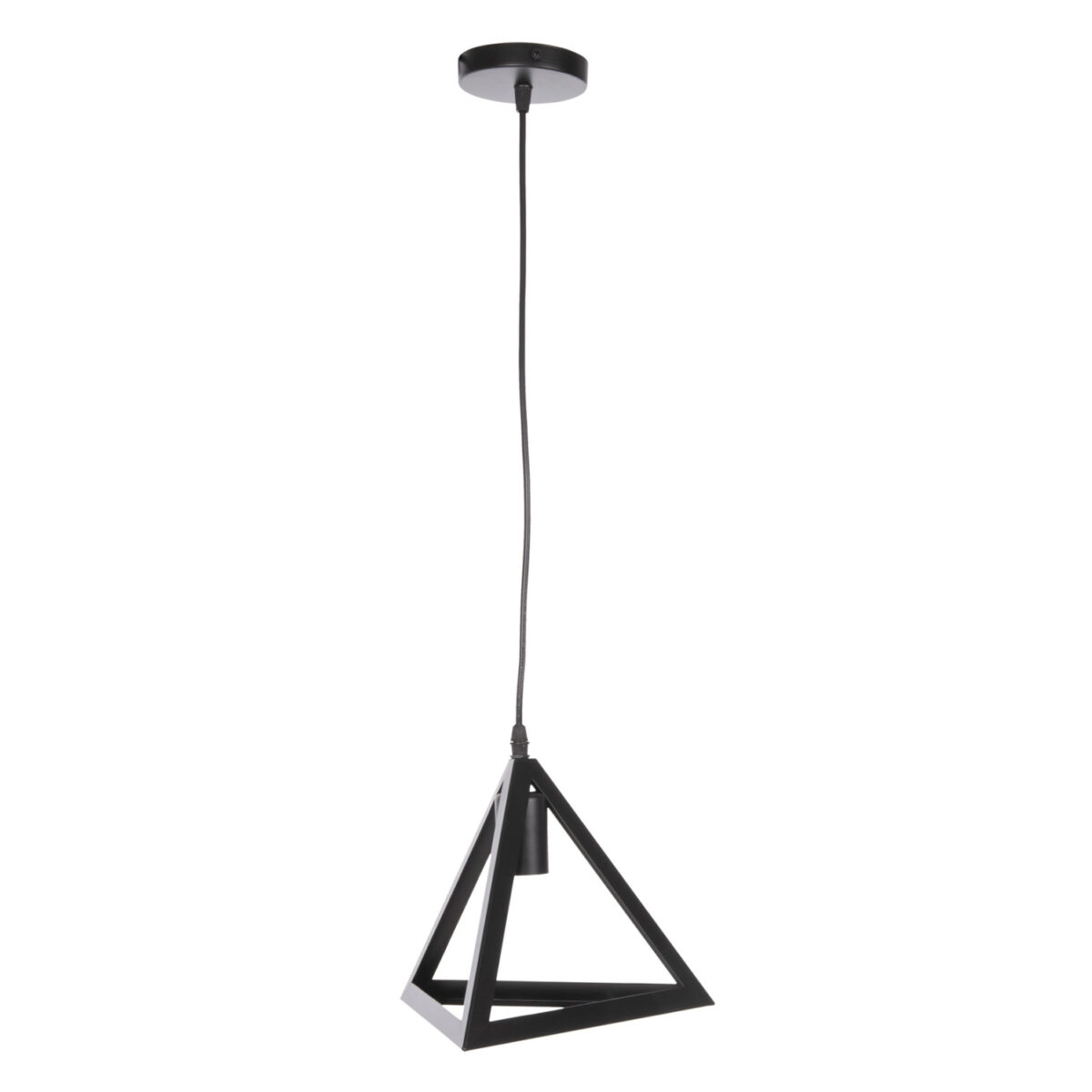fotistiko-orofis-kremasto-fb94181-mayro-2 ΦΩΤΙΣΤΙΚΟ ΟΡΟΦΗΣ ΚΡΕΜΑΣΤΟ HM4181 ΜΑΥΡΟ ΜΕΤΑΛΛΙΚΟ ΚΑΠΕΛΟ ΠΥΡΑΜΙΔΑ 15x15x125Υεκ. - Image 3