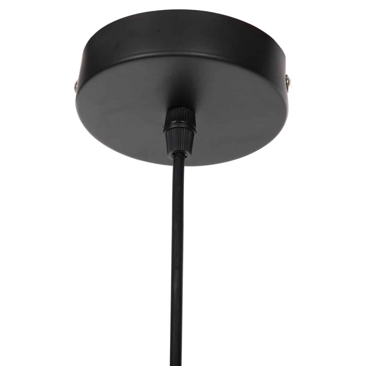 ΦΩΤΙΣΤΙΚΟ ΟΡΟΦΗΣ ΚΡΕΜΑΣΤΟ HM4340 PAPER ROPE ΜΠΕΖ-ΜΑΥΡΟ ΜΕΤΑΛΛΟ-Φ26x40-120Υεκ. - Image 8