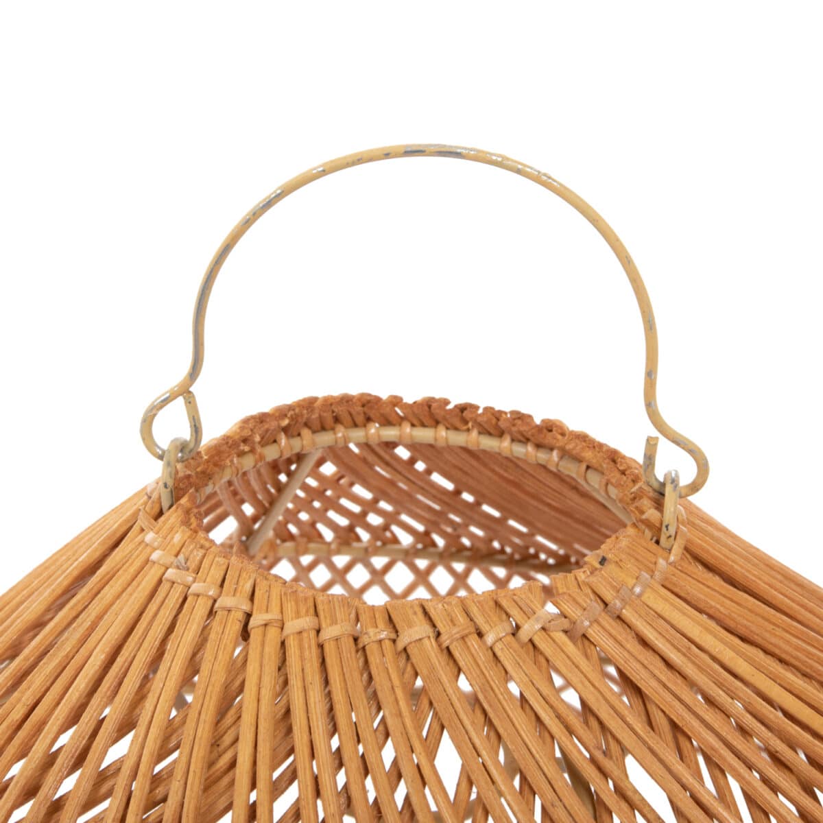 ΦΩΤΙΣΤΙΚΟ ΟΡΟΦΗΣ ΚΡΕΜΑΣΤΟ HM7878.01 RATTAN ΣΕ ΜΠΕΖ ΤΗΣ ΑΜΜΟΥ ΧΡΩΜΑ Φ58,5x31Yεκ - Image 5