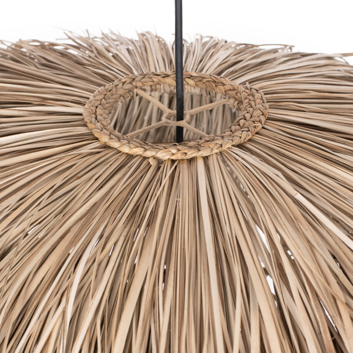 ΦΩΤΙΣΤΙΚΟ ΟΡΟΦΗΣ ΜΕ PANDAN ΚΑΙ MENDONG ΚΑΠΕΛΟ ΣΕ ΦΥΣΙΚΟ HM7778 Φ80Χ35Υεκ. - Image 3