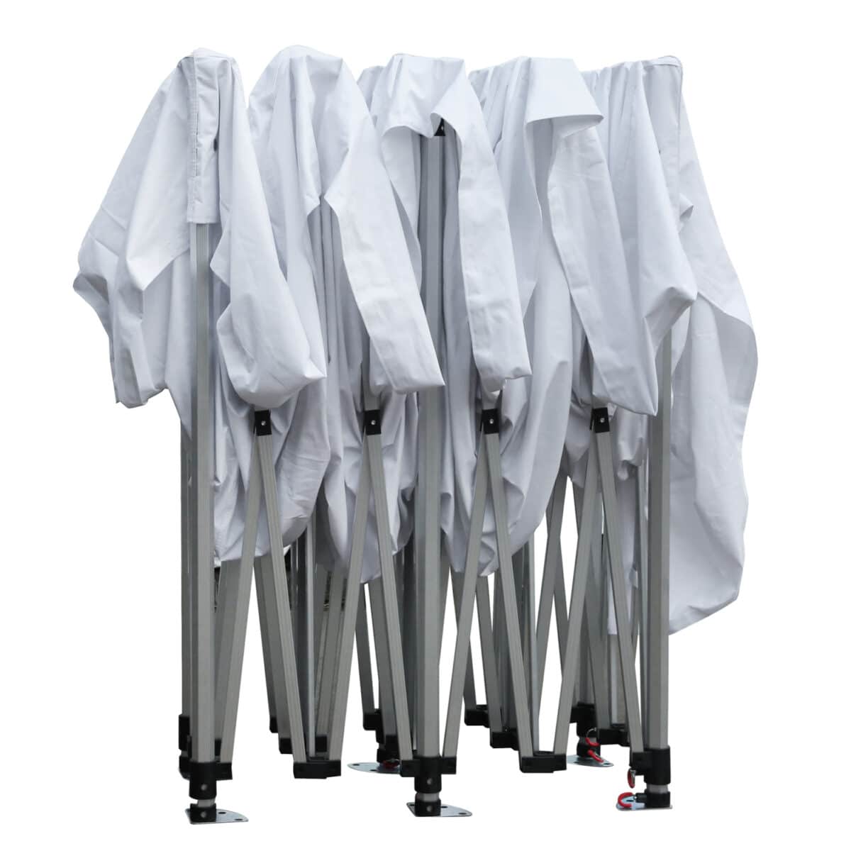 GAZEBO ΕΠΑΓΓΕΛΜΑΤΙΚΟ ΒΑΡΕΩΣ ΤΥΠΟΥ CRESSEN HM21099.01 ΠΤΥΣΣΟΜΕΝΟ ΑΛΟΥΜΙΝΙΟΥ 3x6x3,4Yμ - Image 4