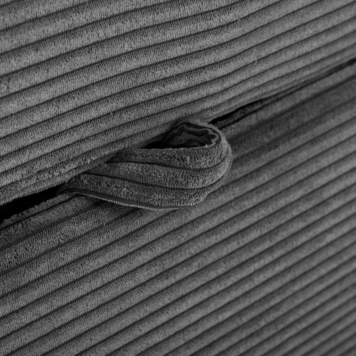 ΓΩΝΙΑΚΟΣ ΚΑΝΑΠΕΣ-ΚΡΕΒΑΤΙ ΜΕ ΑΠΟΘ.ΧΩΡΟ ALDO HM3276.02R ΑΝΘΡΑΚΙ ΥΦΑΣΜΑ 256x159x87Υεκ. - Image 9