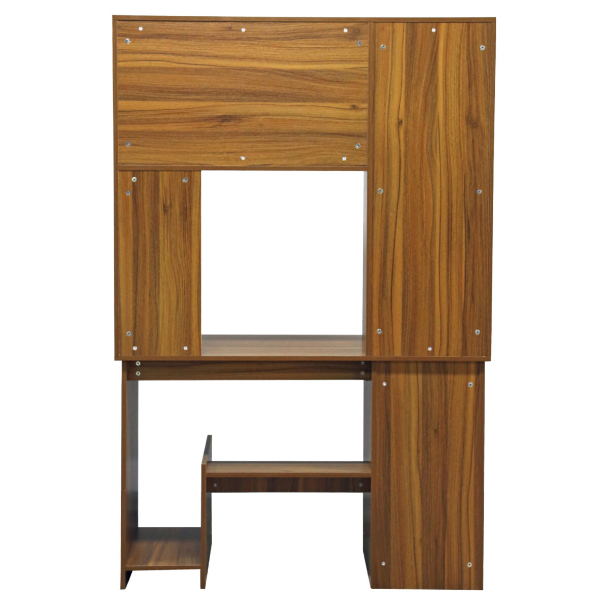 ΓΡΑΦΕΙΟ ΜΕ ΒΙΒΛΙΟΘΗΚΗ-ΡΑΦΙΕΡΑ STATUS ΚΑΡΥΔΙ HM2032.04 120x55x182 εκ. - Image 6