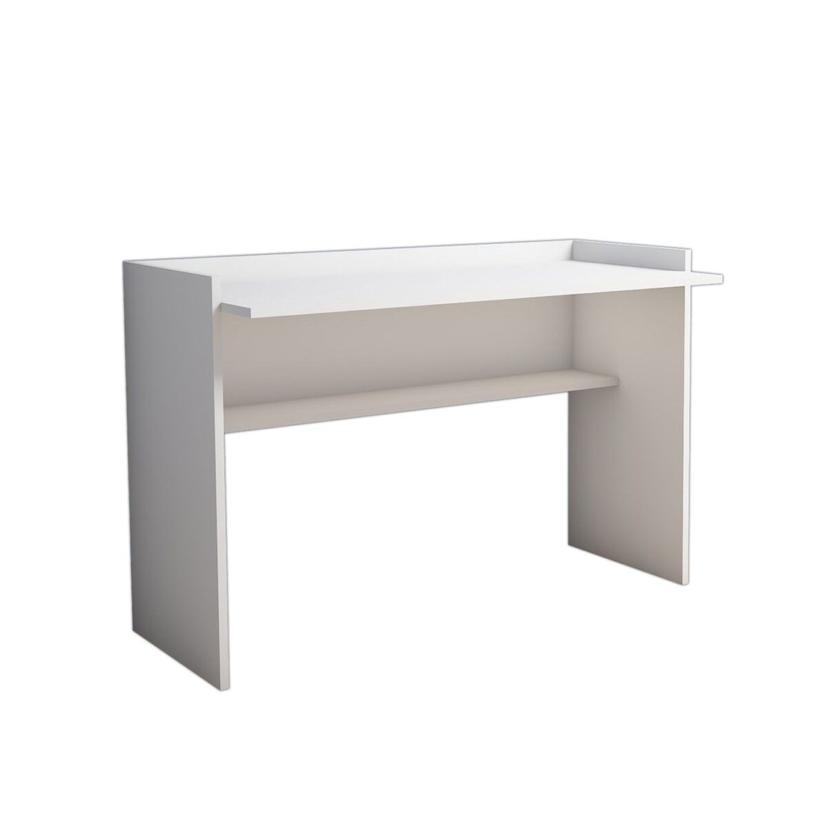 ΓΡΑΦΕΙΟ ΜΕΛΑΜΙΝΗΣ ΛΕΥΚΟ 118x58x80Υεκ.HM9227.11 - Image 4