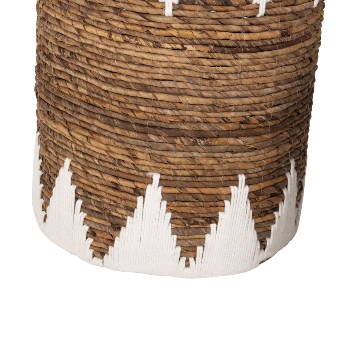 ΚΑΛΑΘΙΑ ΨΑΘΙΝΑ ΣΤΡΟΓΓΥΛΑ ΧΩΡΙΣ ΚΑΠΑΚΙ ΣΕΤ 3τμχ HM4307 ΣΕ ΦΥΣΙΚΟ-ΛΕΥΚΟ Φ42x56Υεκ. - Image 5