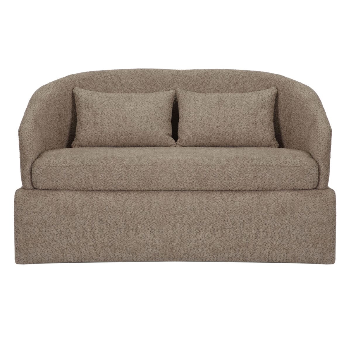 ΚΑΝΑΠΕΣ ΔΙΘΕΣΙΟΣ BEVY2 HM9678.03 ΜΠΕΖ ΜΠΟΥΚΛΕ ΥΦΑΣΜΑ-ΜΕΤΑΛΛΙΚΟΣ ΣΚΕΛΕΤΟΣ 128x72x74Υεκ. - Image 3