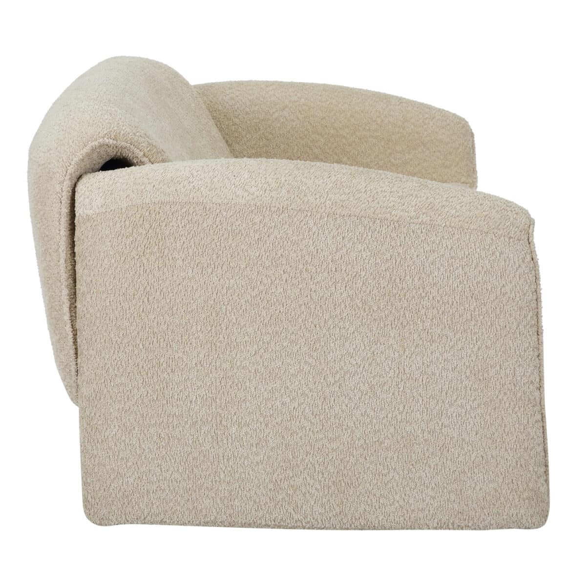 ΚΑΝΑΠΕΣ ΔΙΘΕΣΙΟΣ LAFORGE HM9680.03 ΜΕΤΑΛΛΙΚΟΣ ΣΚΕΛΕΤΟΣ-ΜΠΕΖ ΜΠΟΥΚΛΕ ΥΦΑΣΜΑ 160x80x63Υεκ. - Image 4