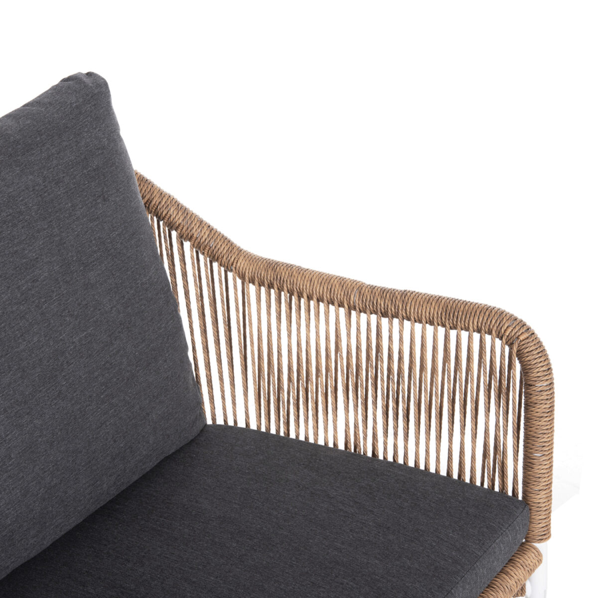 ΚΑΝΑΠΕΣ ΕΞ.ΧΩΡΟΥ BAFFIN HM6054.01 ΑΛΟΥΜΙΝΙΟ ΛΕΥΚΟ-ΣΥΝΘ.RATTAN ΜΠΕΖ-ΑΝΘΡΑΚΙ ΜΑΞΙΛΑΡΙΑ - Image 7